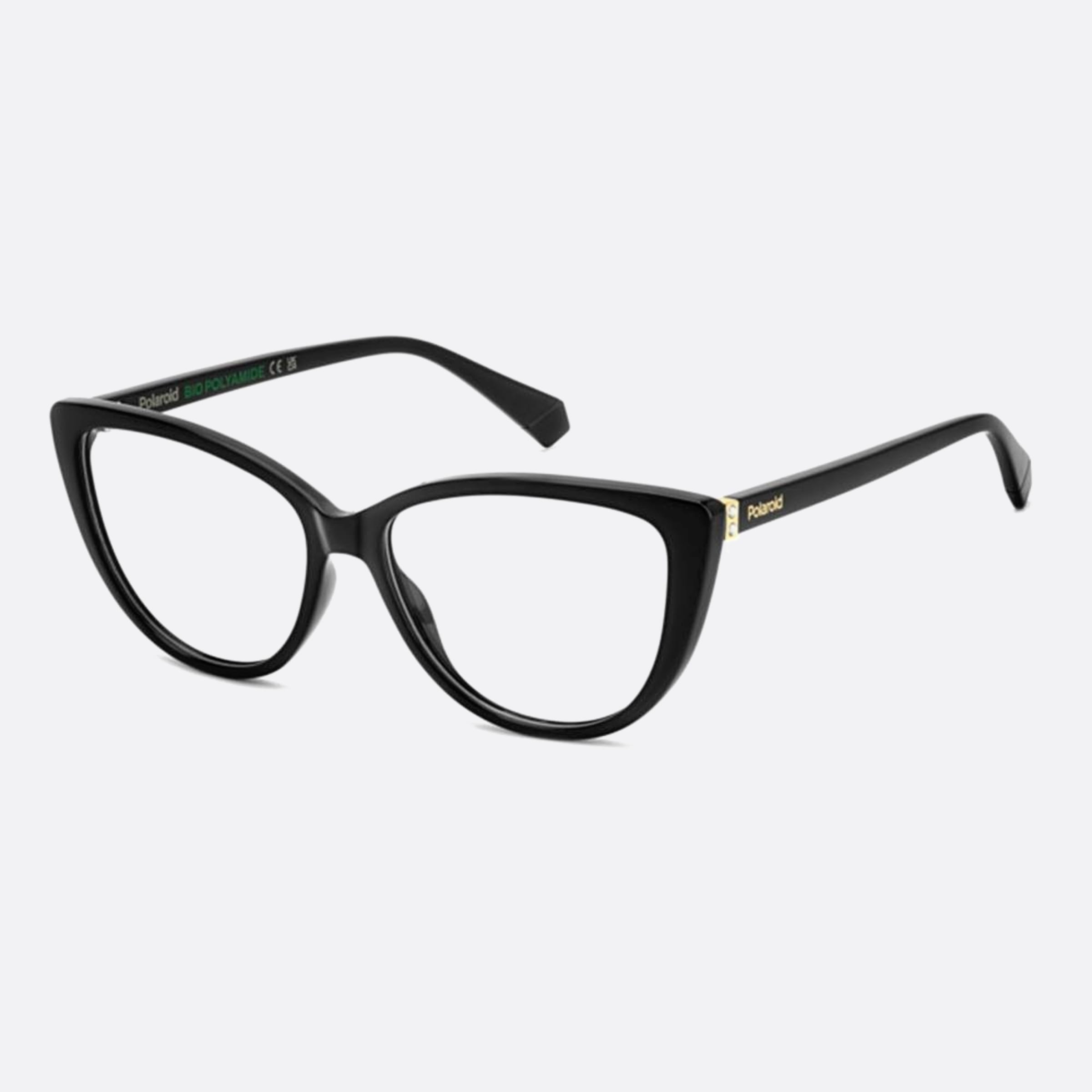 Polaroid 56mm Pld D543 Black Cat Eye Women Eyeglasses - Side View