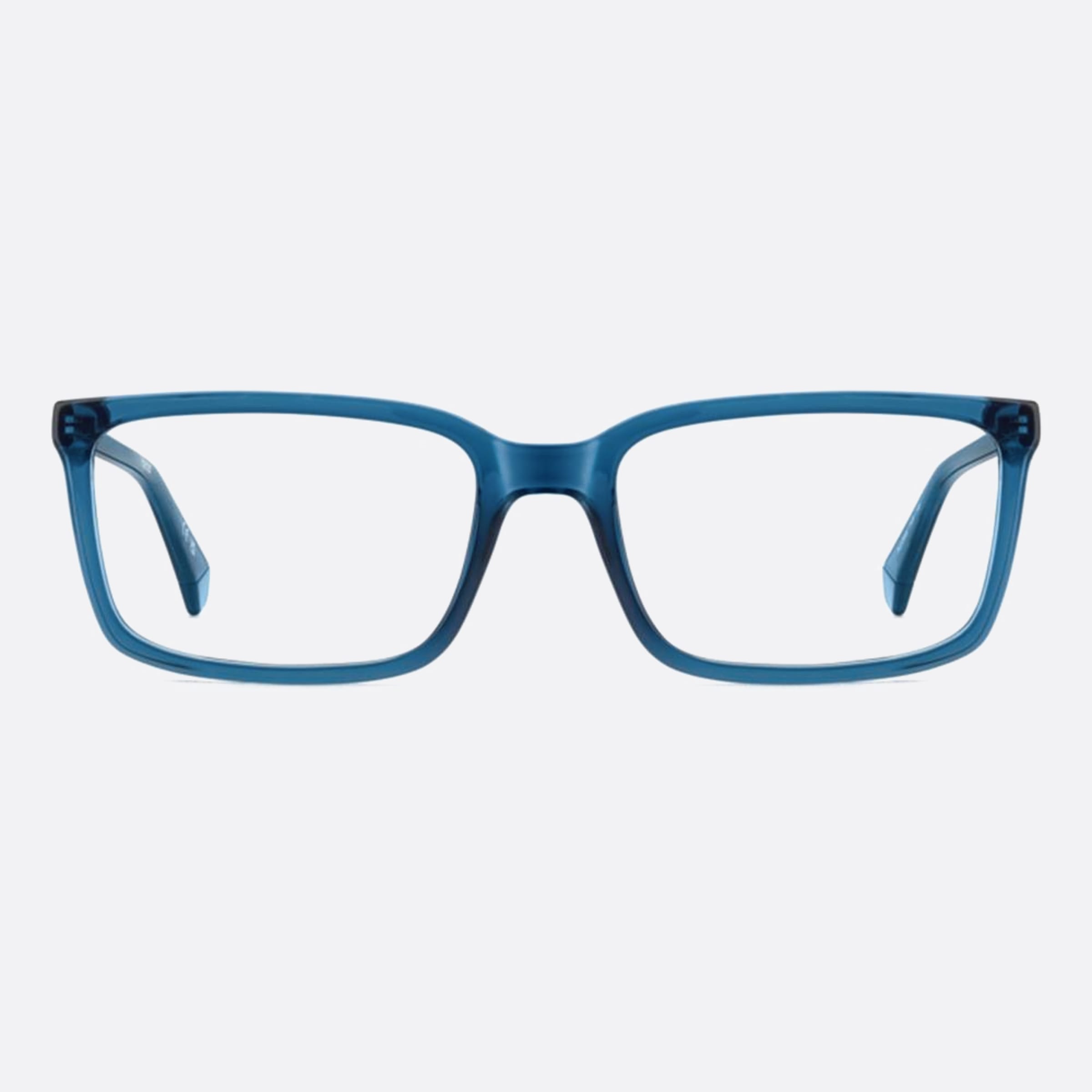 Polaroid 57mm Pld D546 Pjp Blue Rectangle Men Eyeglasses - Main View