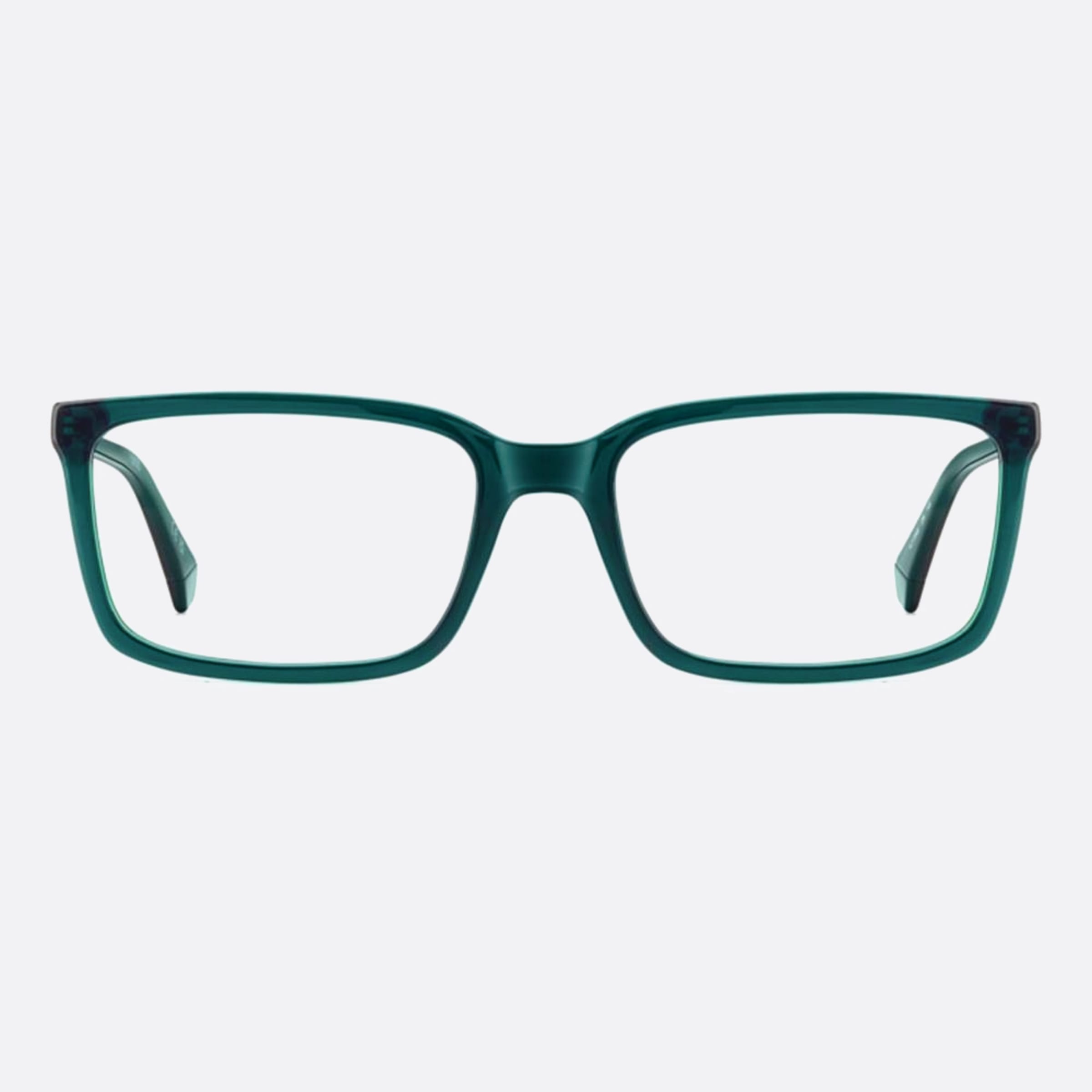 Polaroid 57mm Pld D546 Zi9 Green Rectangle Men Eyeglasses - Main View