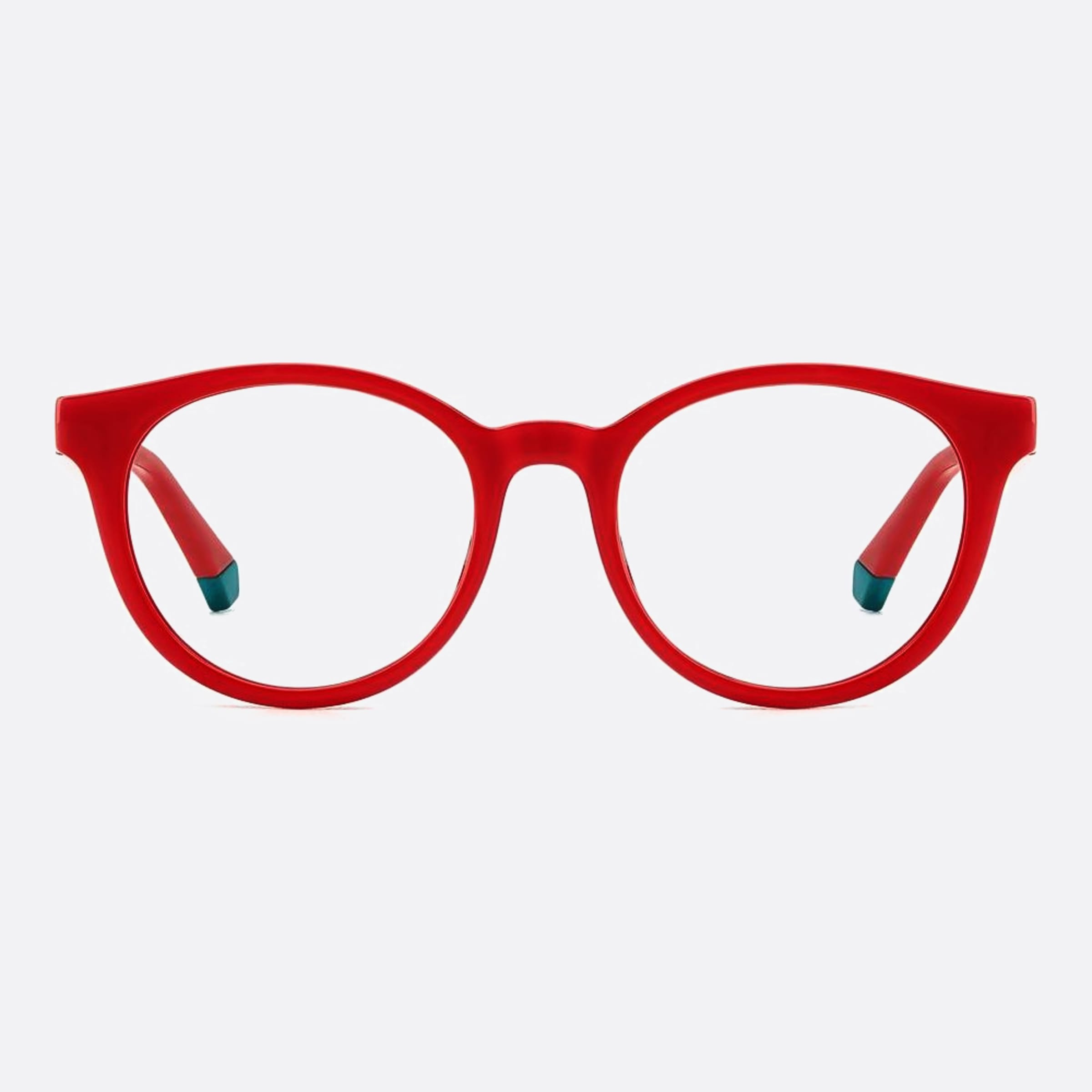 Polaroid 44mm Pld D831 Junior C9a Red Geometric Children Eyeglasses - Main View