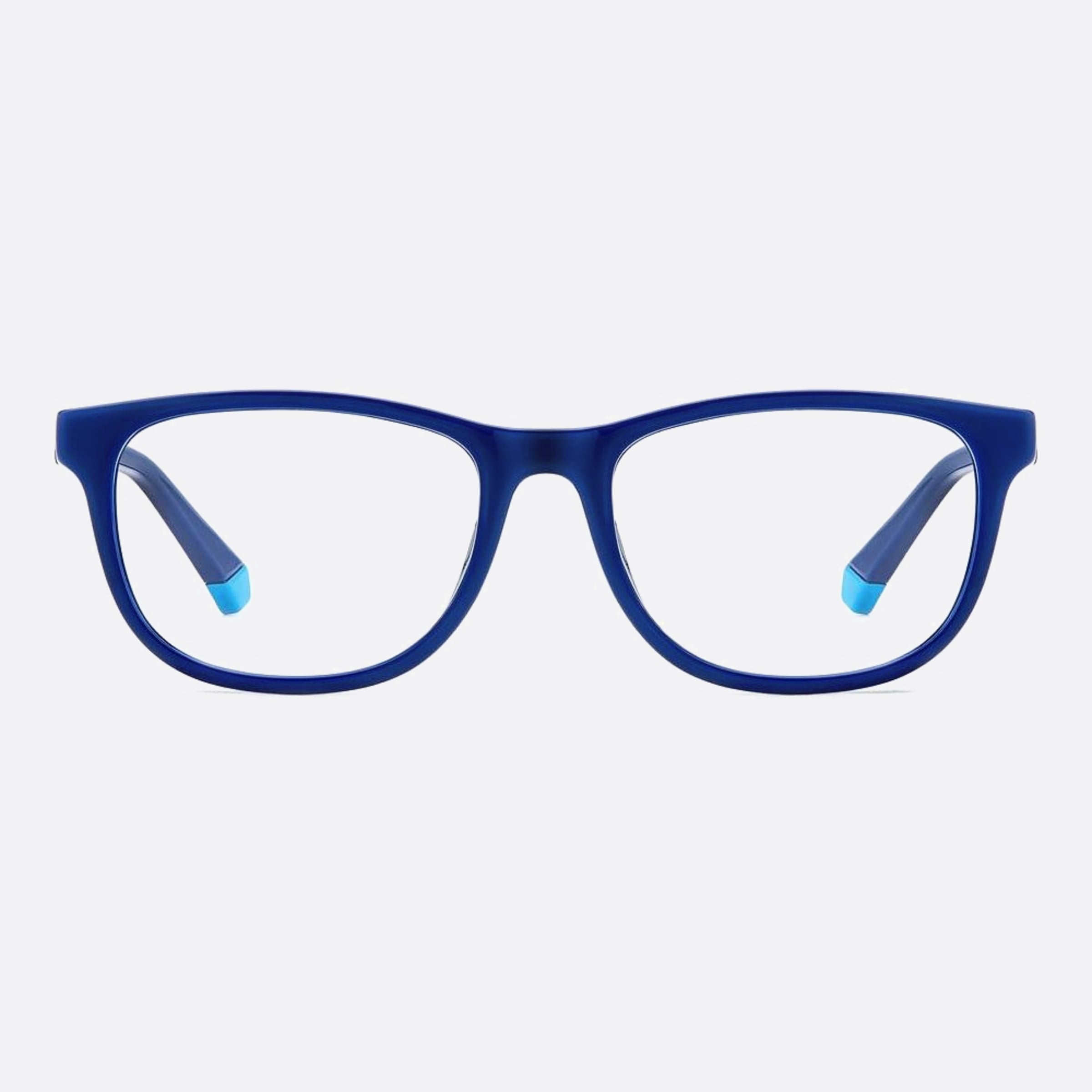 Polaroid 47mm Pld D832 Junior Zx9 Blue Geometric Children Eyeglasses - Main View