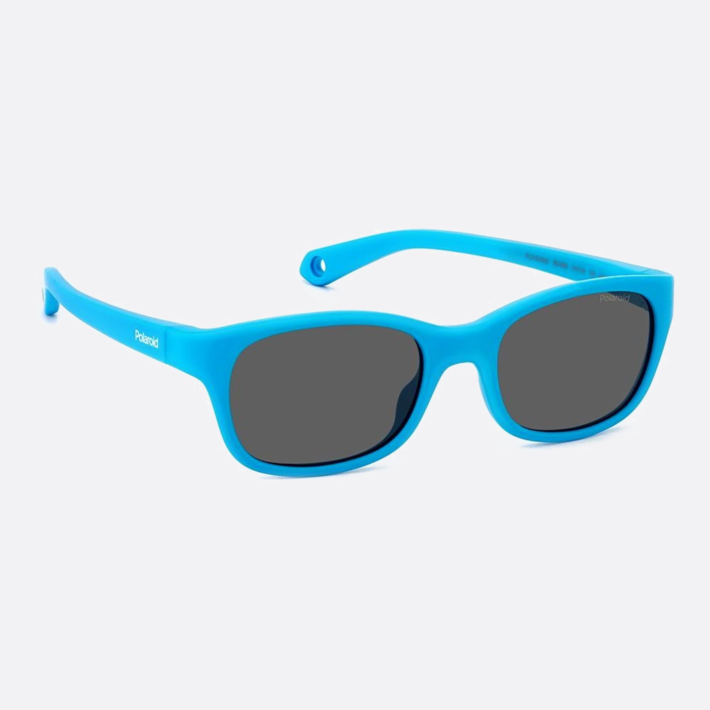 Polaroid 44mm Pld K006 Mvu Blue Squared Polarized Unisex Sunglasses - Detail View