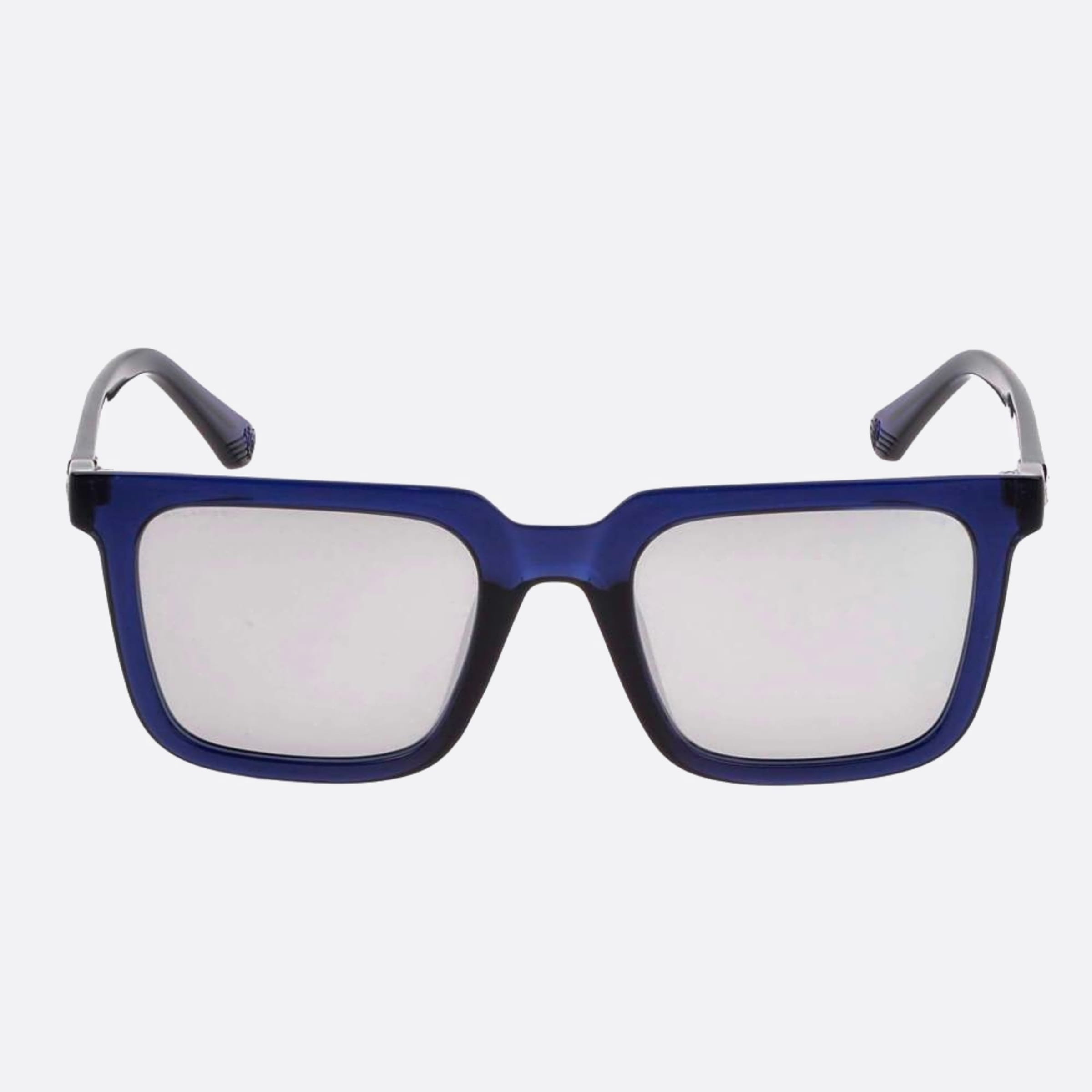 Police 52mm Ocean Splf15 6g5p Blue Geometric Polarized Unisex Sunglasses - Main View