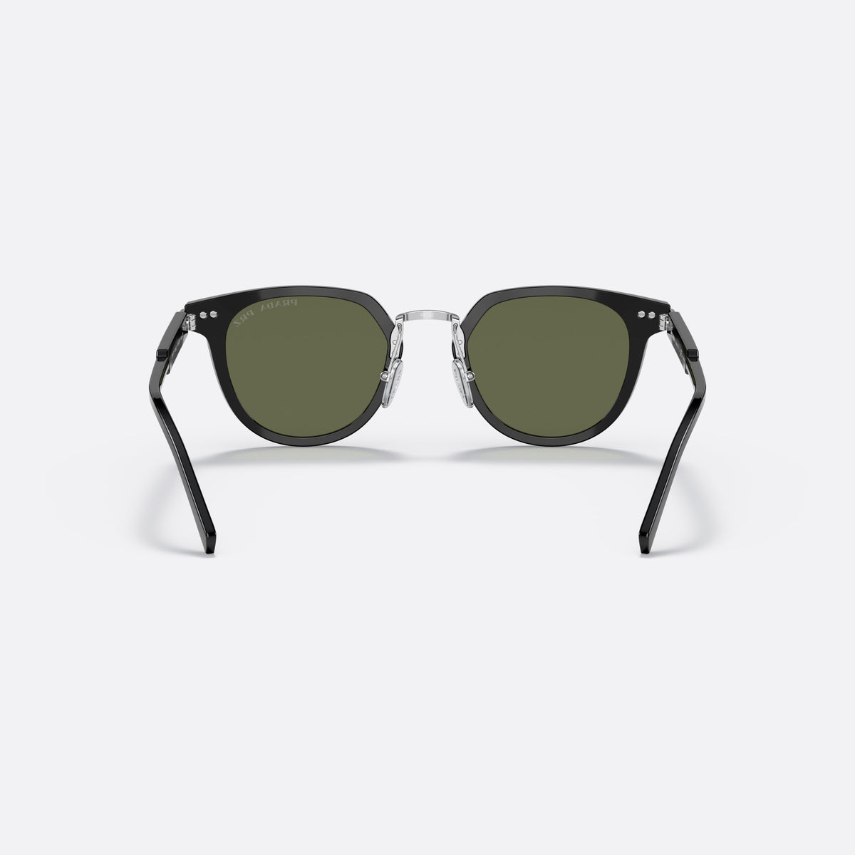 Prada PR 17YS 1AB03R sunglasses, black phantos frame for men, brand lettering on temples, full-rim frame
