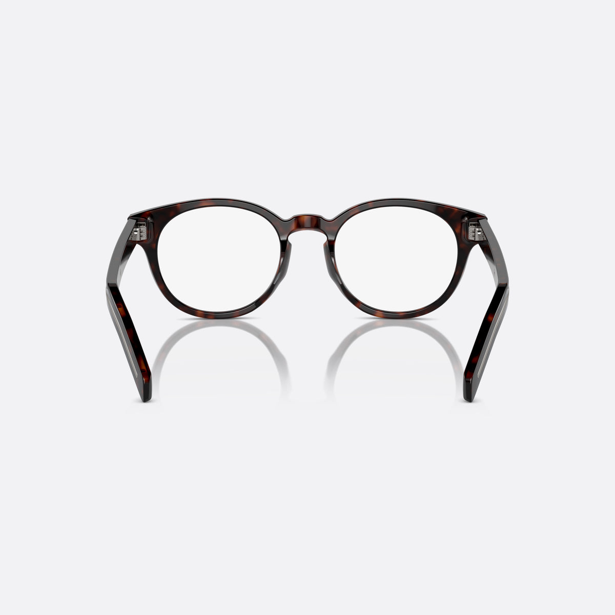Rame ochelari de vedere Prada PR A14V 17N1O1, phantos maro, pentru bărbați, literele brandului pe brațe, ramă completă din acetat