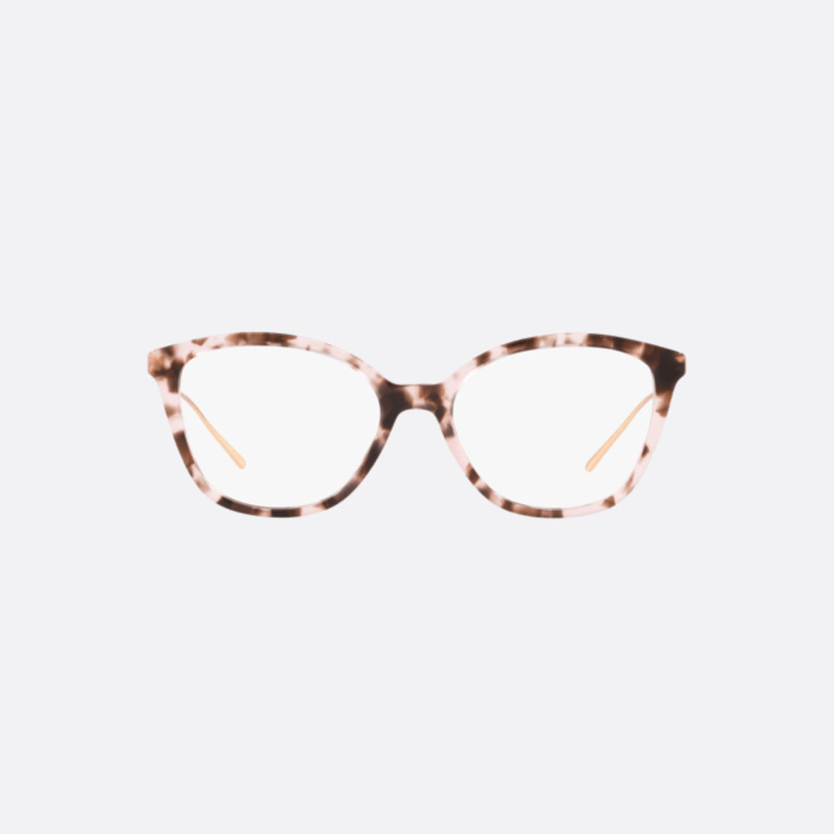 Prada PRADA AVANT-GARDE EVOLUTION 11VV ROJ-1O1 B eyeglasses, pink geometric frame for women, slim metal temples, full-rim acetate front, front view