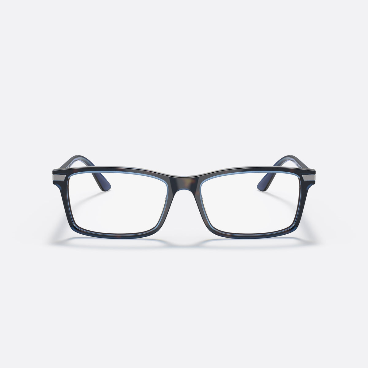 Rame ochelari de vedere Prada PRADA PR 03YV ZXH-1O1 C, geometrica havana, pentru bărbați, punte simplă, literele brandului pe brațe, ramă completă, vedere din față