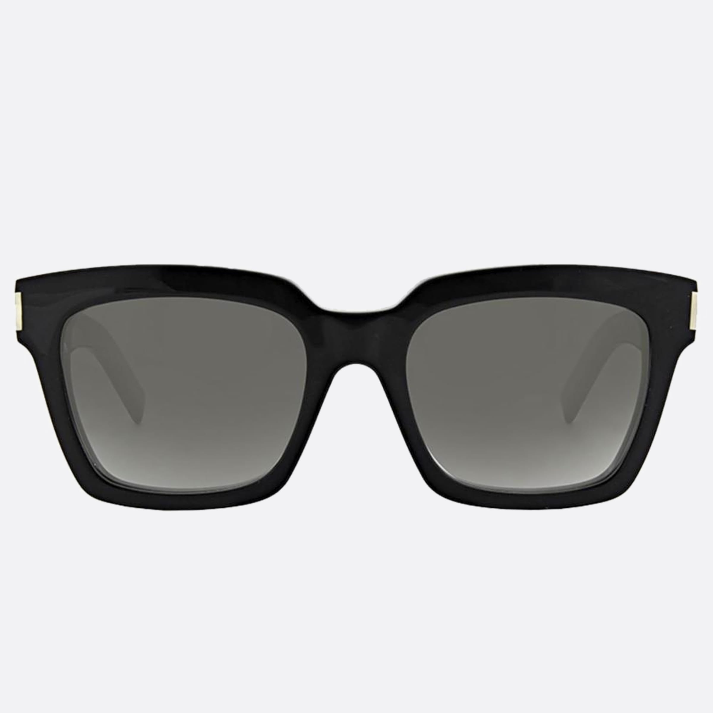 Saint 54mm Laurent Bold Black Geometric Woman Sunglasses - Main View