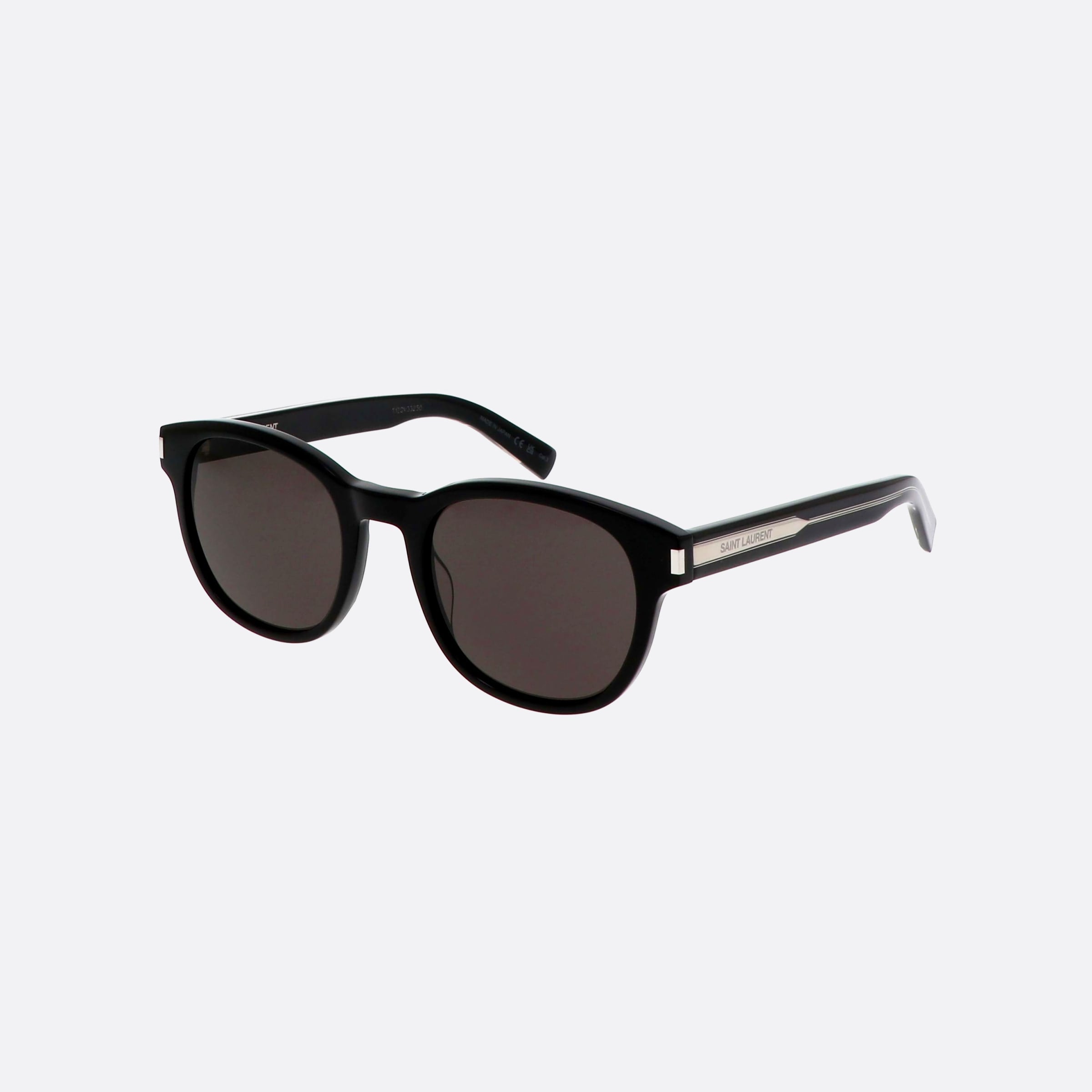 Saint 52mm Laurent Classic Black Round Unisex Sunglasses - Main View