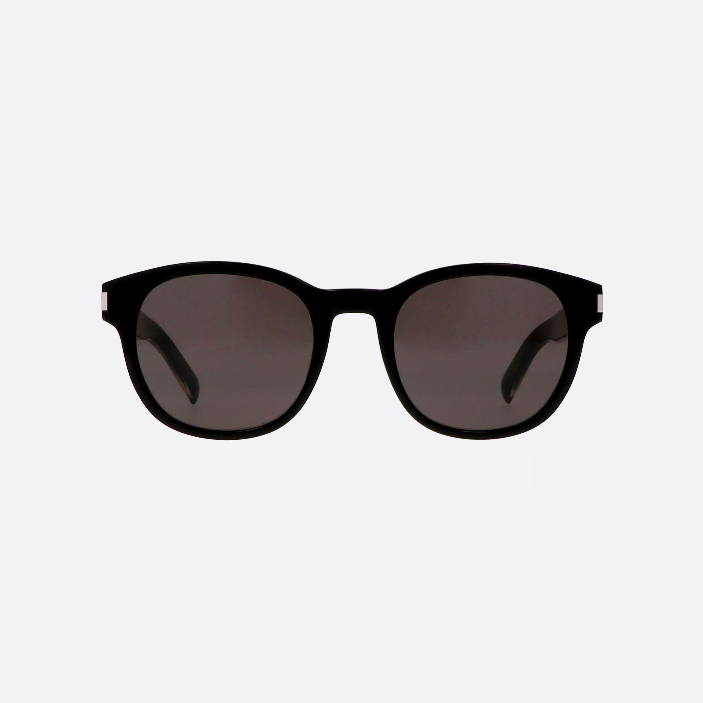 Saint 52mm Laurent Classic Black Round Unisex Sunglasses - Side View