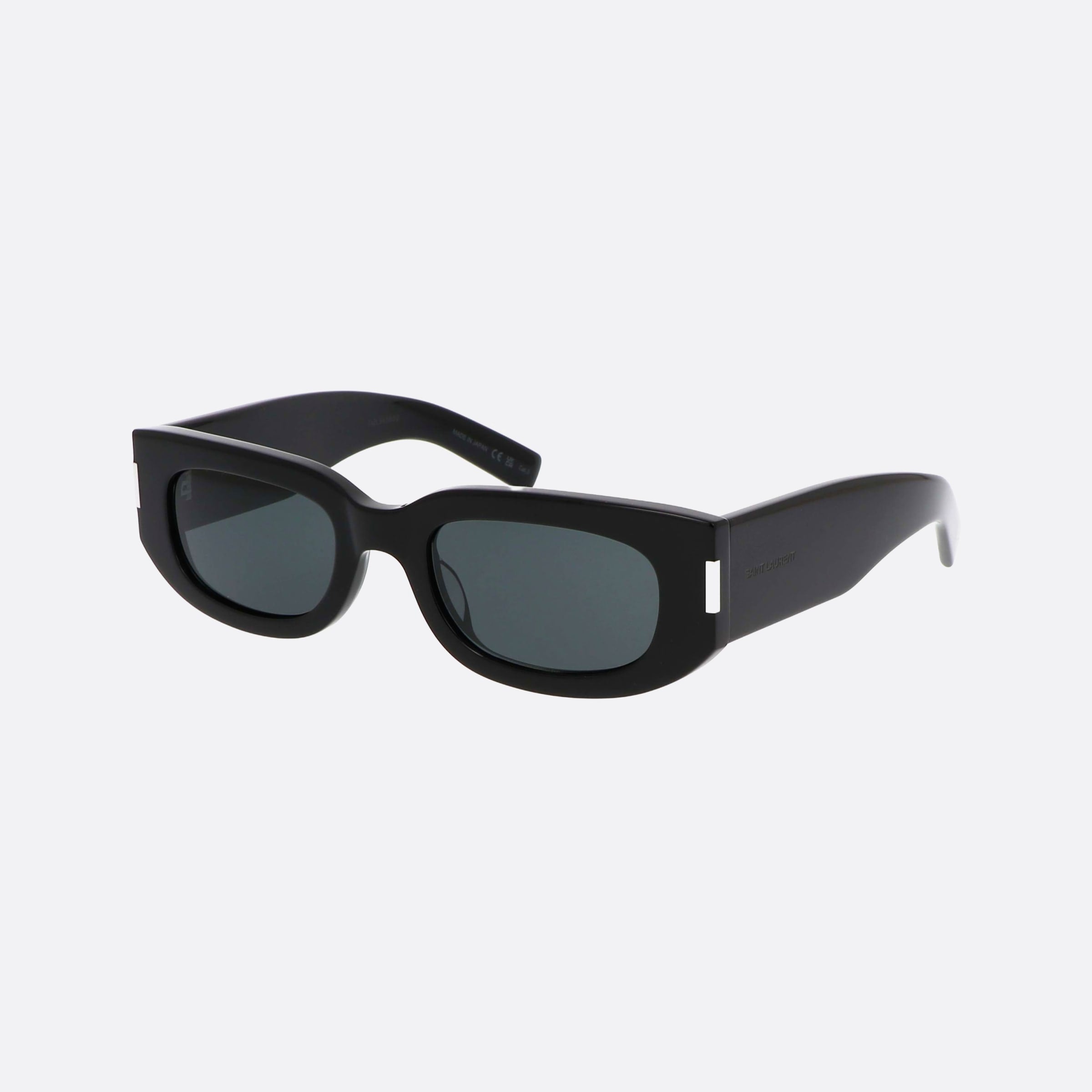 Saint 51mm Laurent Classic Black Oval Unisex Sunglasses - Main View