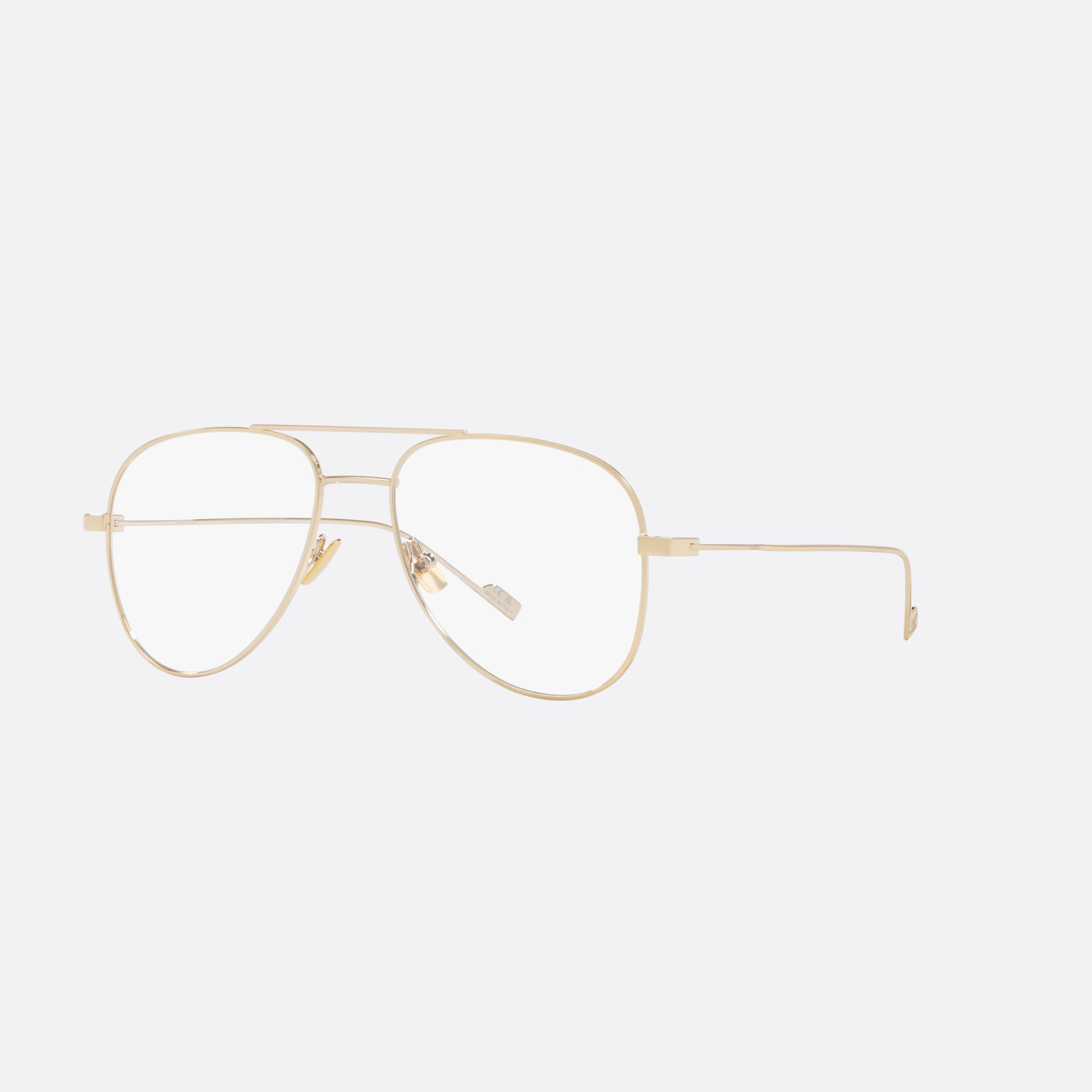 Saint 55mm Laurent Classic11 Gold Pilot Man Eyeglasses - Main View