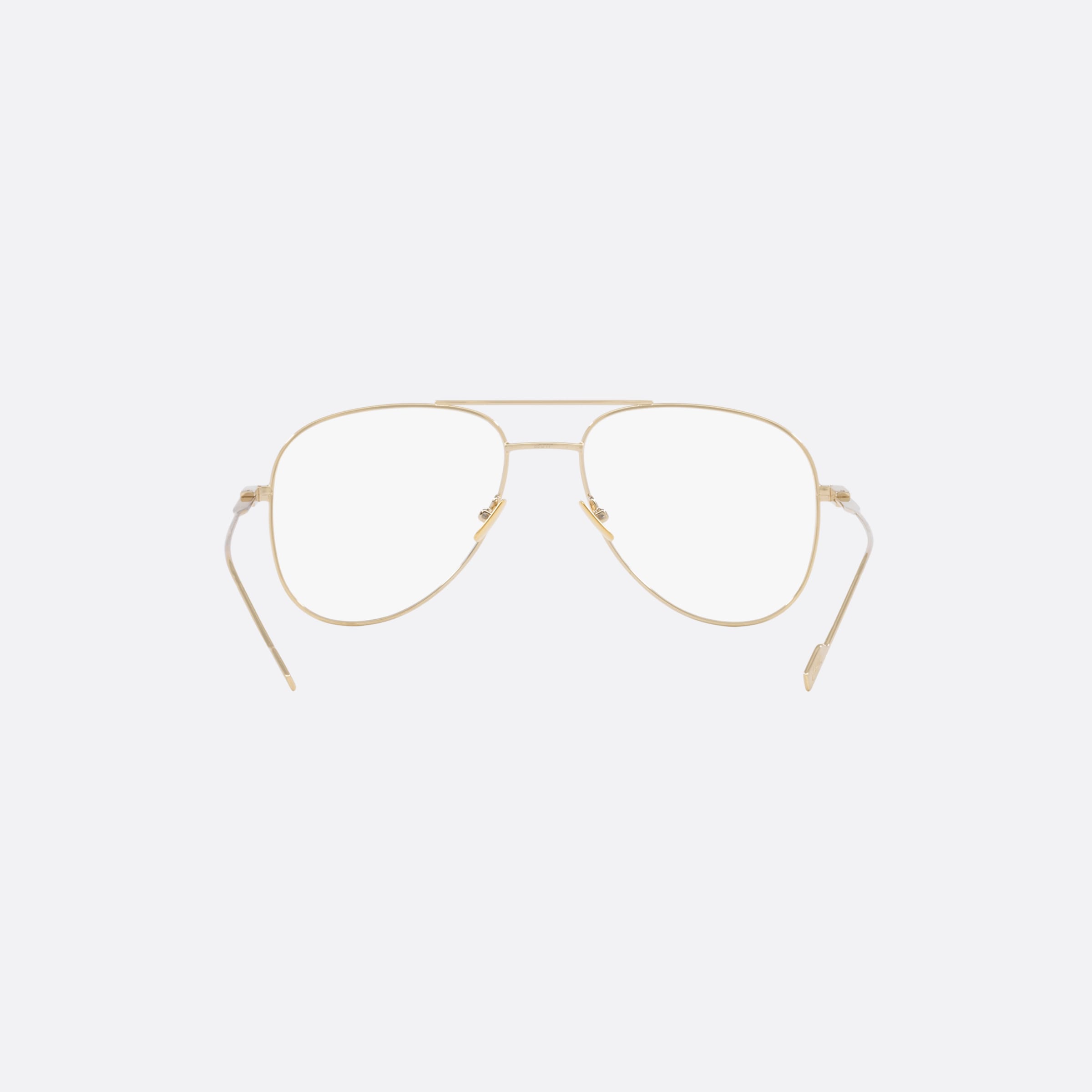 Saint 55mm Laurent Classic11 Gold Pilot Man Eyeglasses - Side View