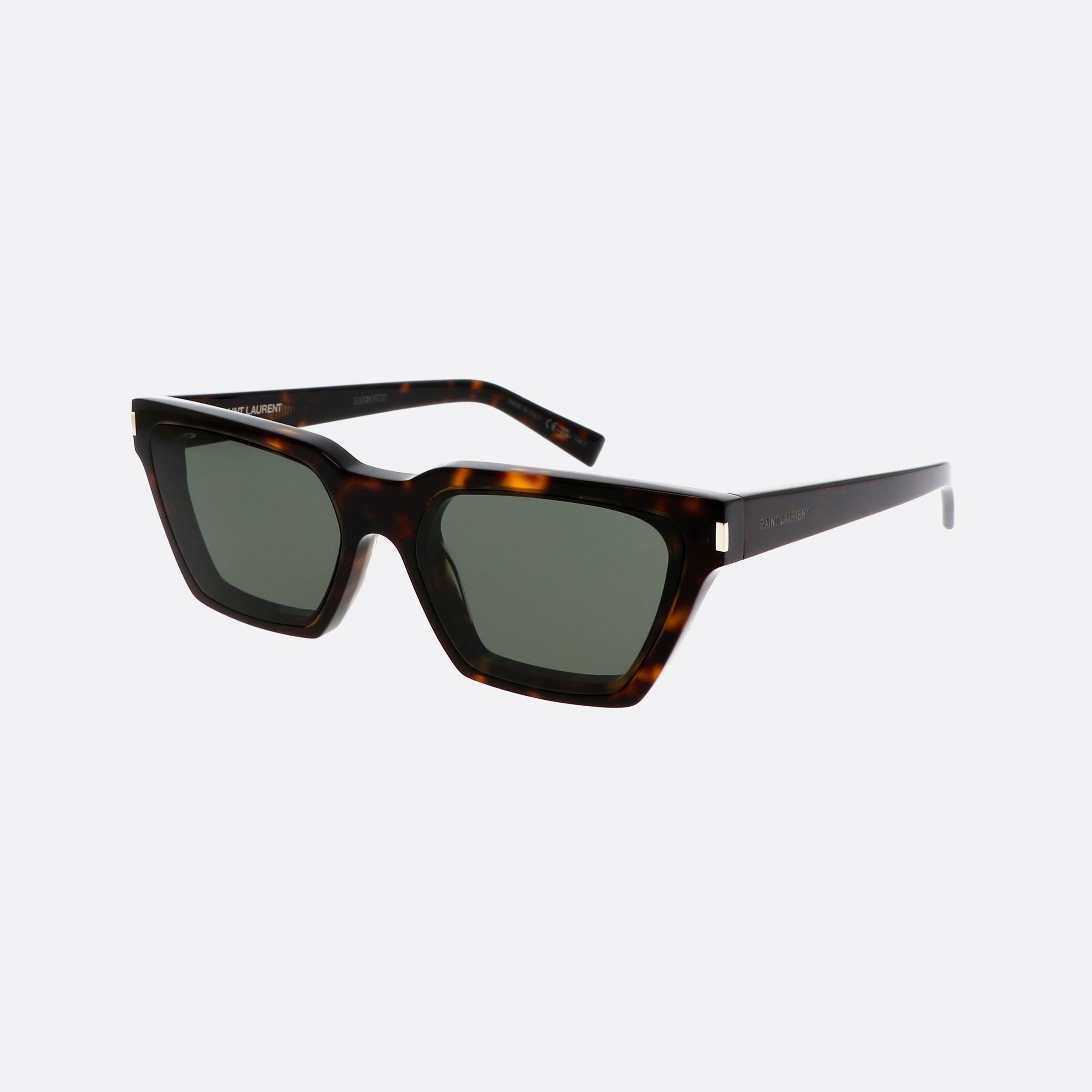 Saint 57mm Laurent Corner Angle Havana Cat Eye Woman Sunglasses - Main View