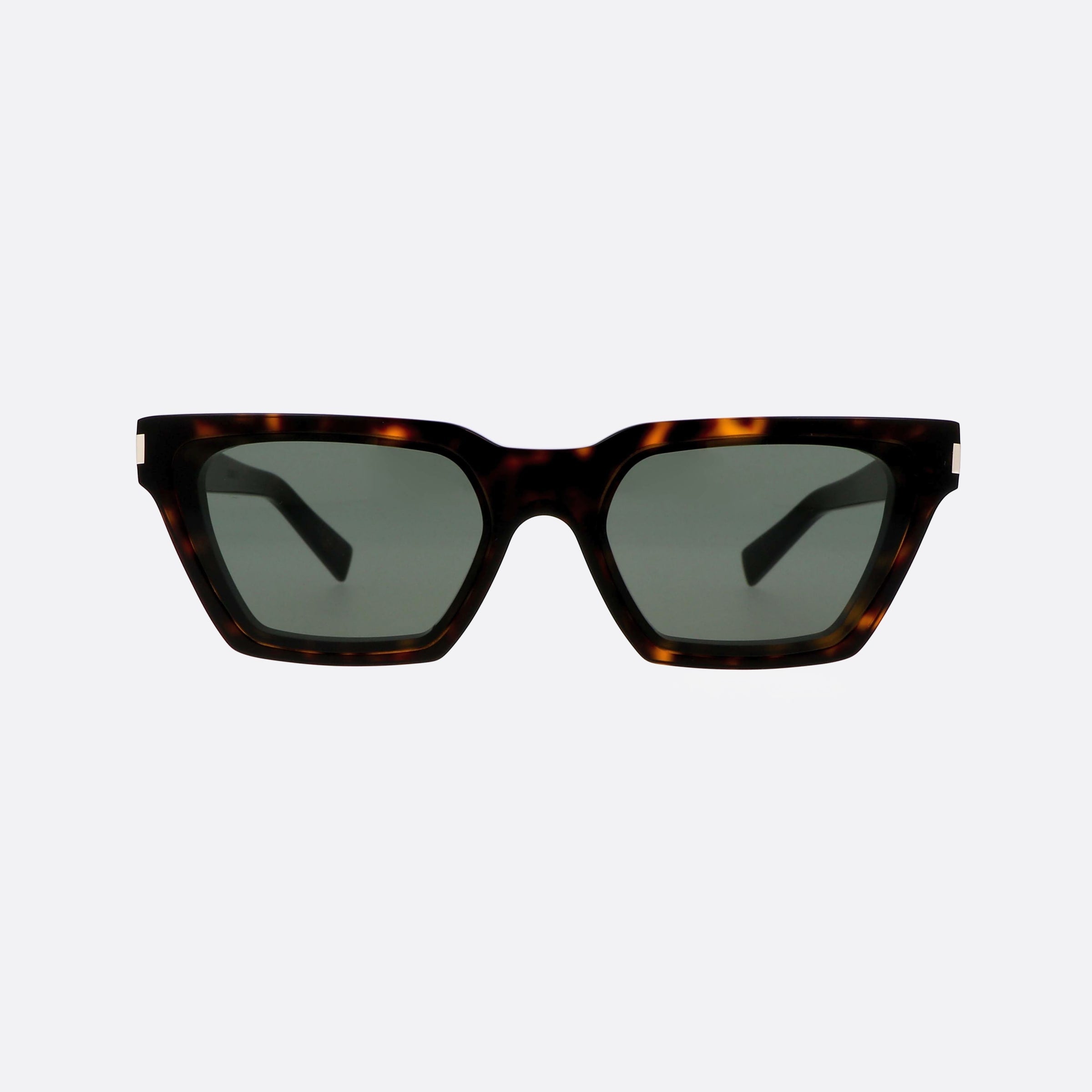 Saint 57mm Laurent Corner Angle Havana Cat Eye Woman Sunglasses - Side View
