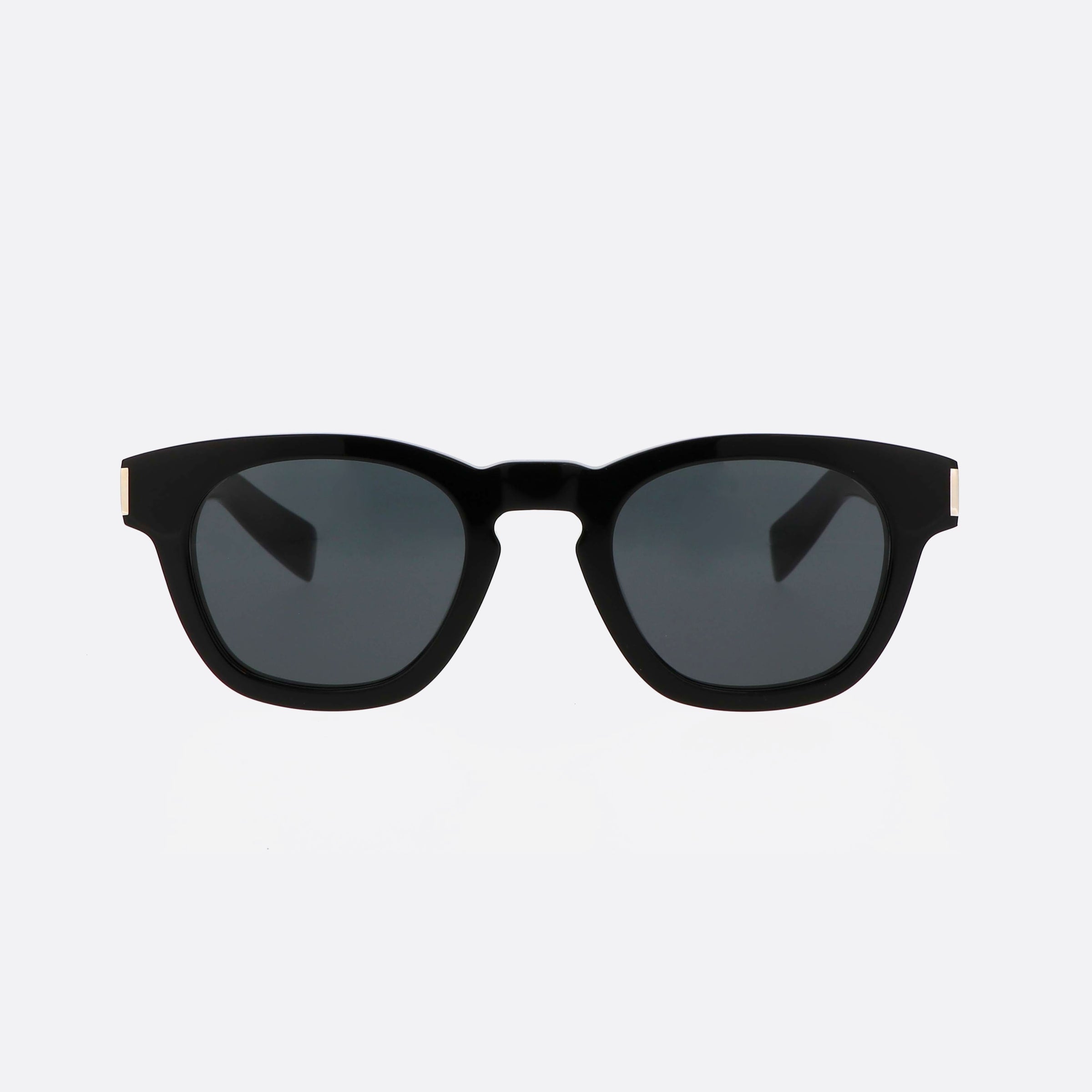Saint 48mm Laurent Corner Angle Black Pantos Unisex Sunglasses - Side View