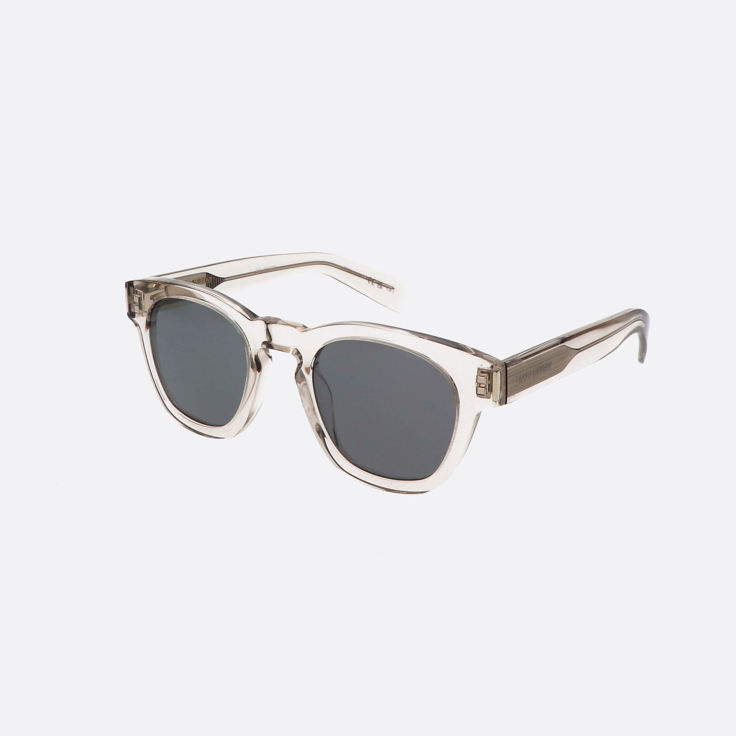 Saint 48mm Laurent Corner Angle Beige Pantos Unisex Sunglasses - Main View