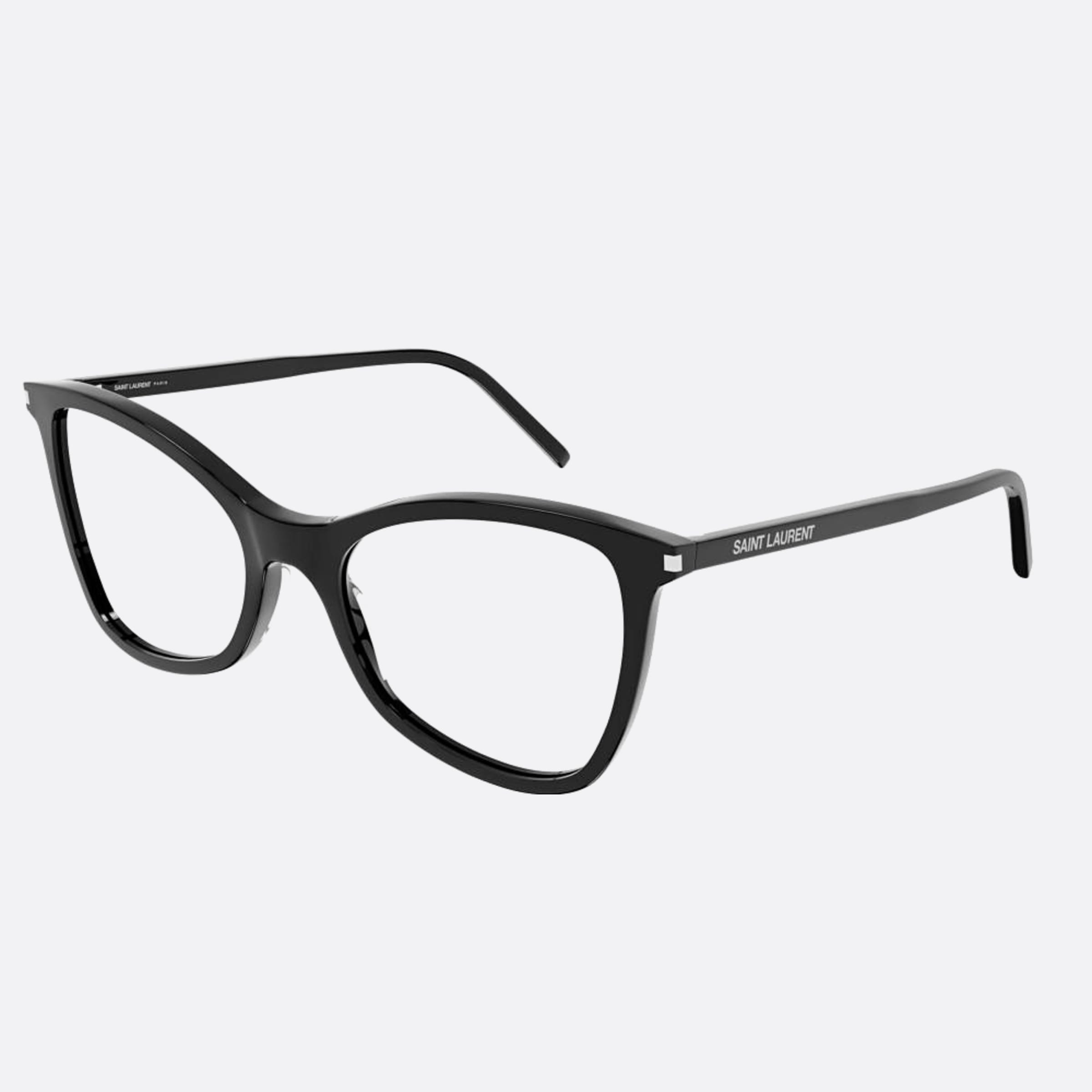 Saint 53mm Laurent Jerry Black Butterfly Woman Eyeglasses - Side View