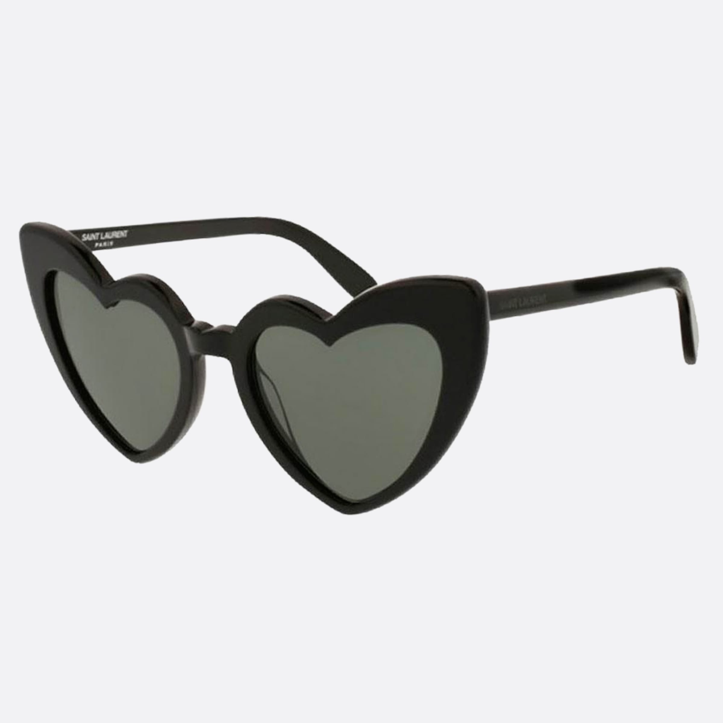 Saint 54mm Laurent Loulou Black Geometric Woman Sunglasses - Side View
