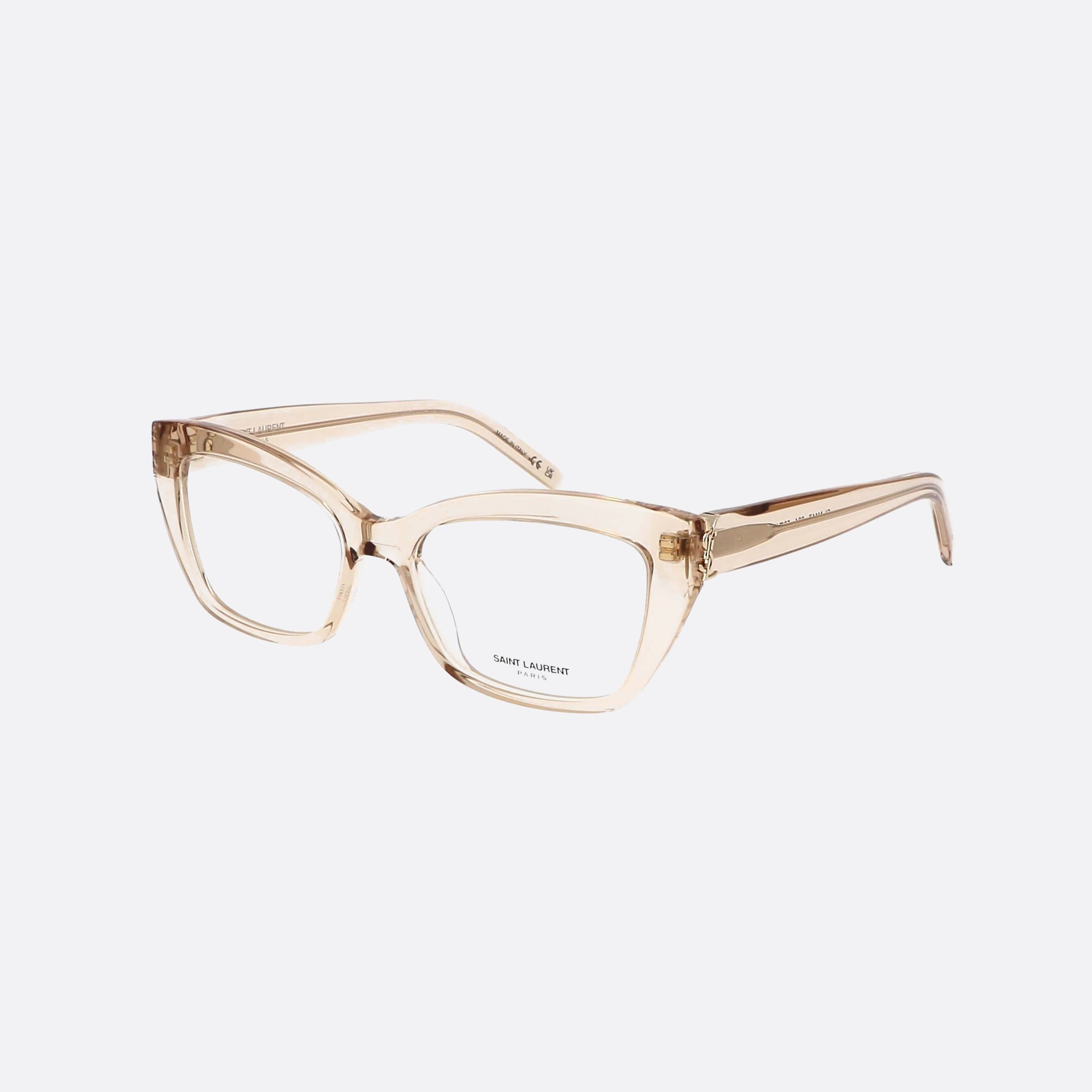 Saint 53mm Laurent Monogram M117 Pink Squared Woman Eyeglasses - Main View