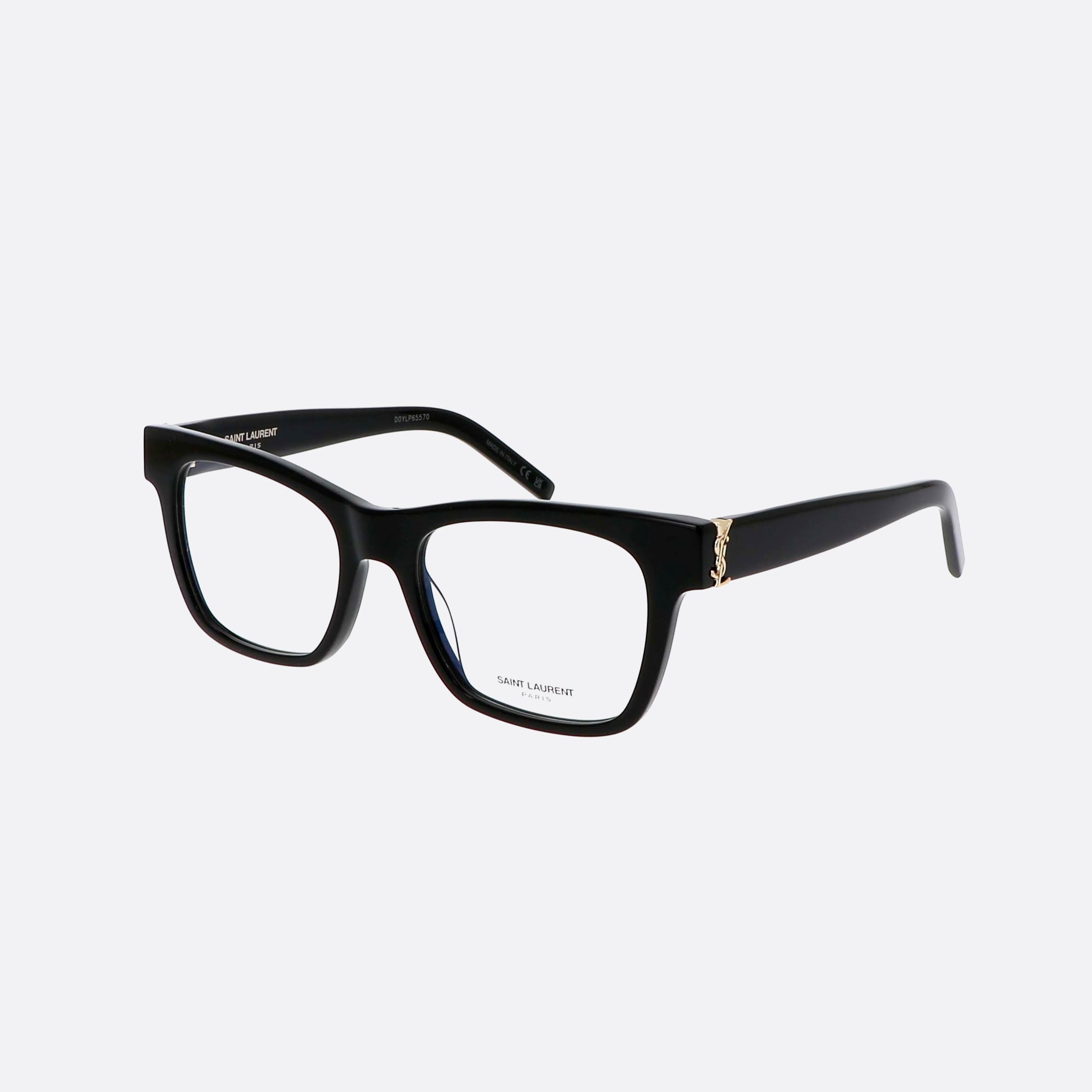 Saint 52mm Laurent Monogram M118 Black Squared Woman Eyeglasses - Main View