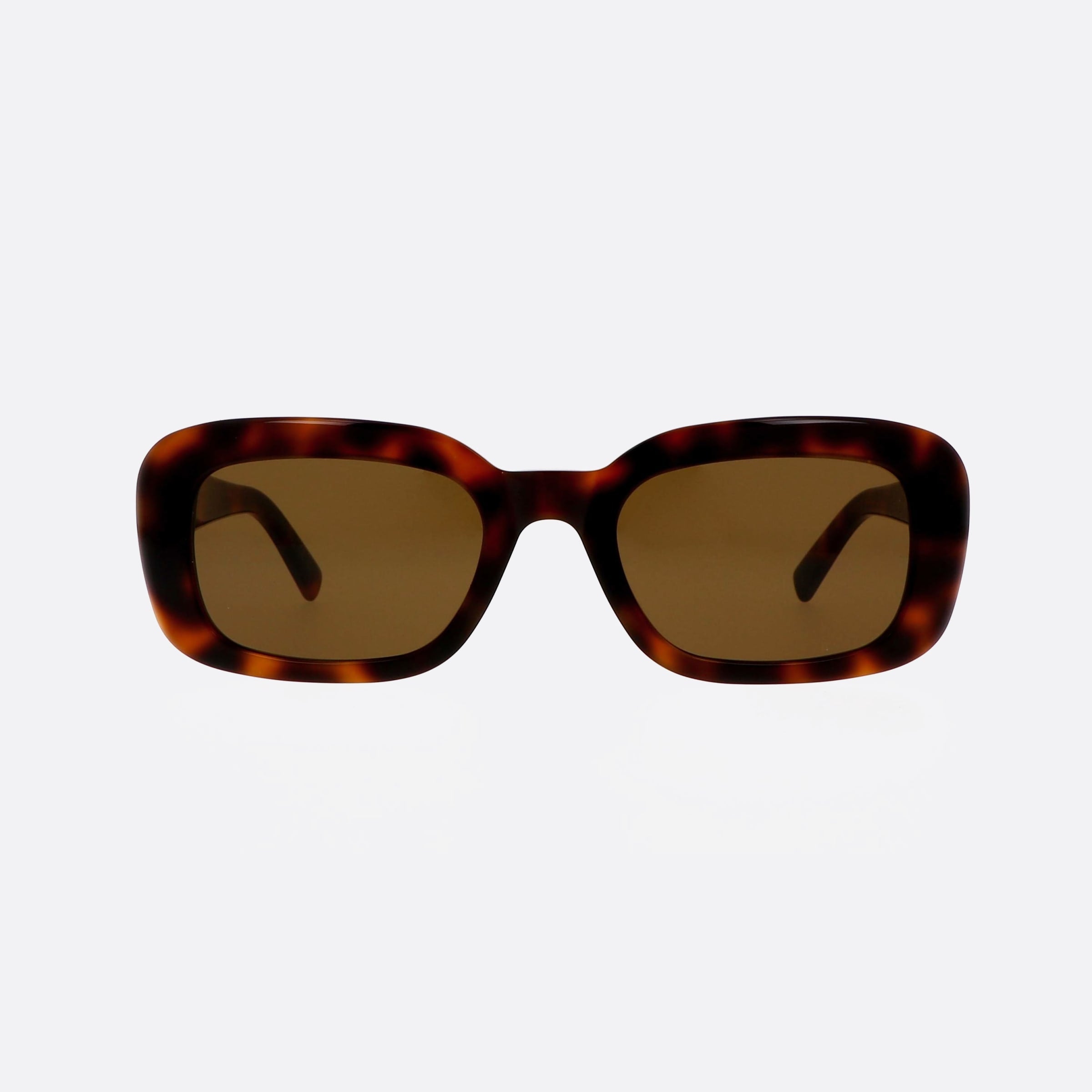 Saint 53mm Laurent Monogram M130 Havana Squared Woman Sunglasses - Side View