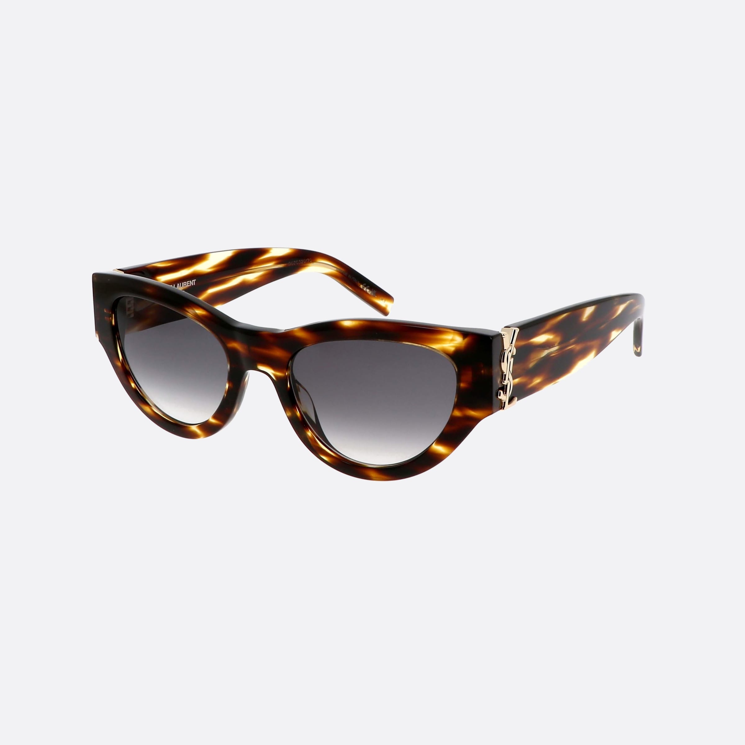 Saint 53mm Laurent Monogram M94 Tortoise Cat Eyes Woman Sunglasses - Main View