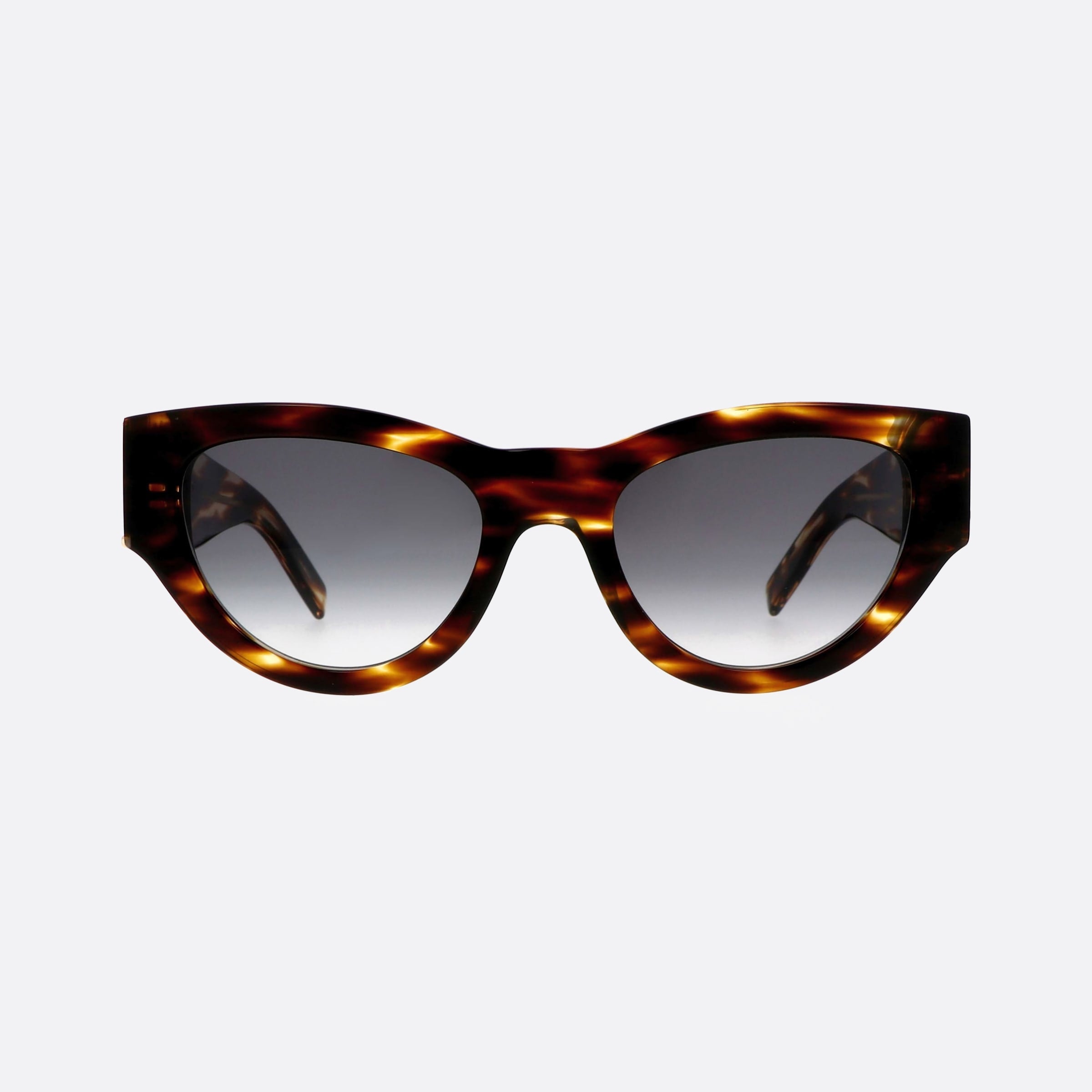 Saint 53mm Laurent Monogram M94 Tortoise Cat Eyes Woman Sunglasses - Side View