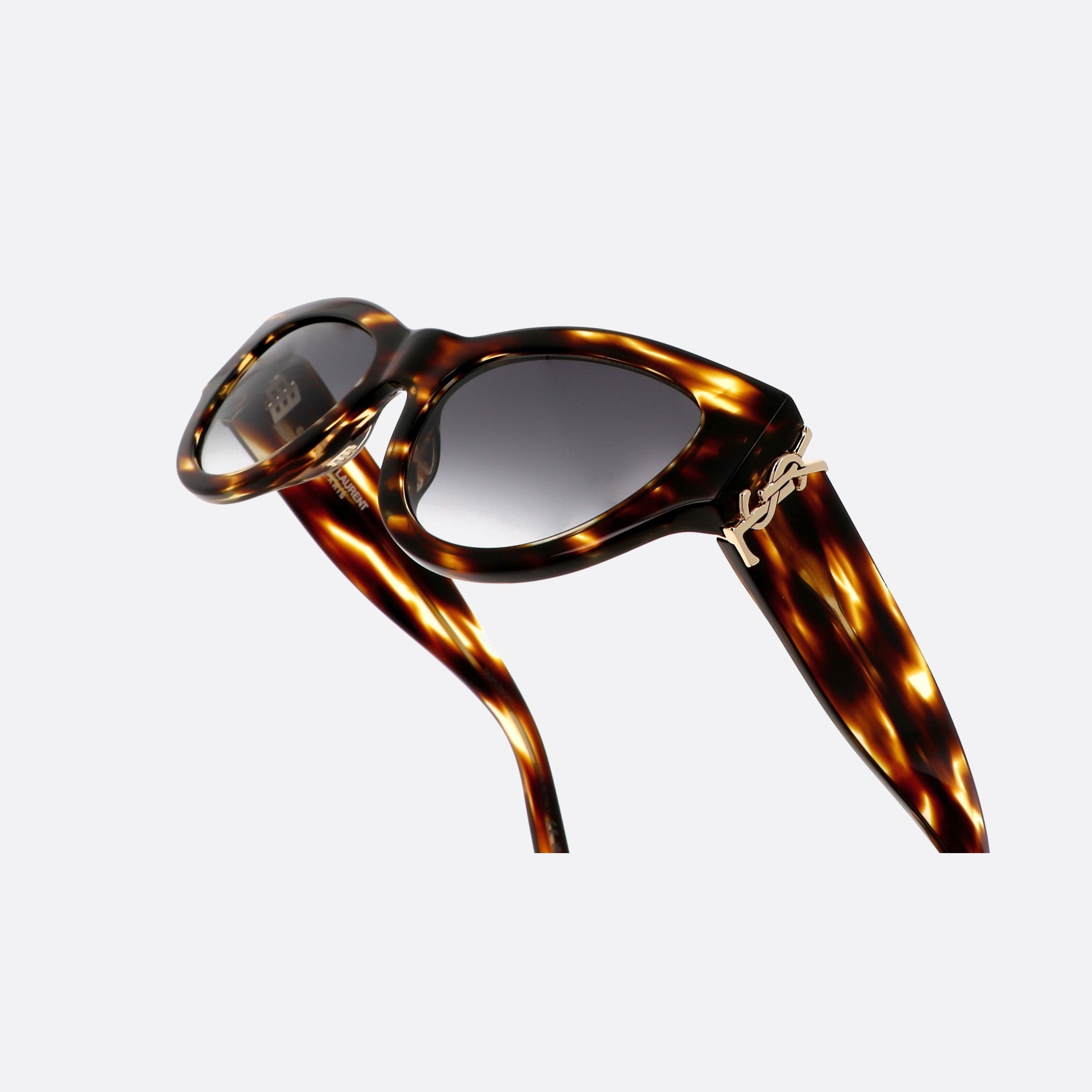 Saint 53mm Laurent Monogram M94 Tortoise Cat Eyes Woman Sunglasses - Lifestyle Shot