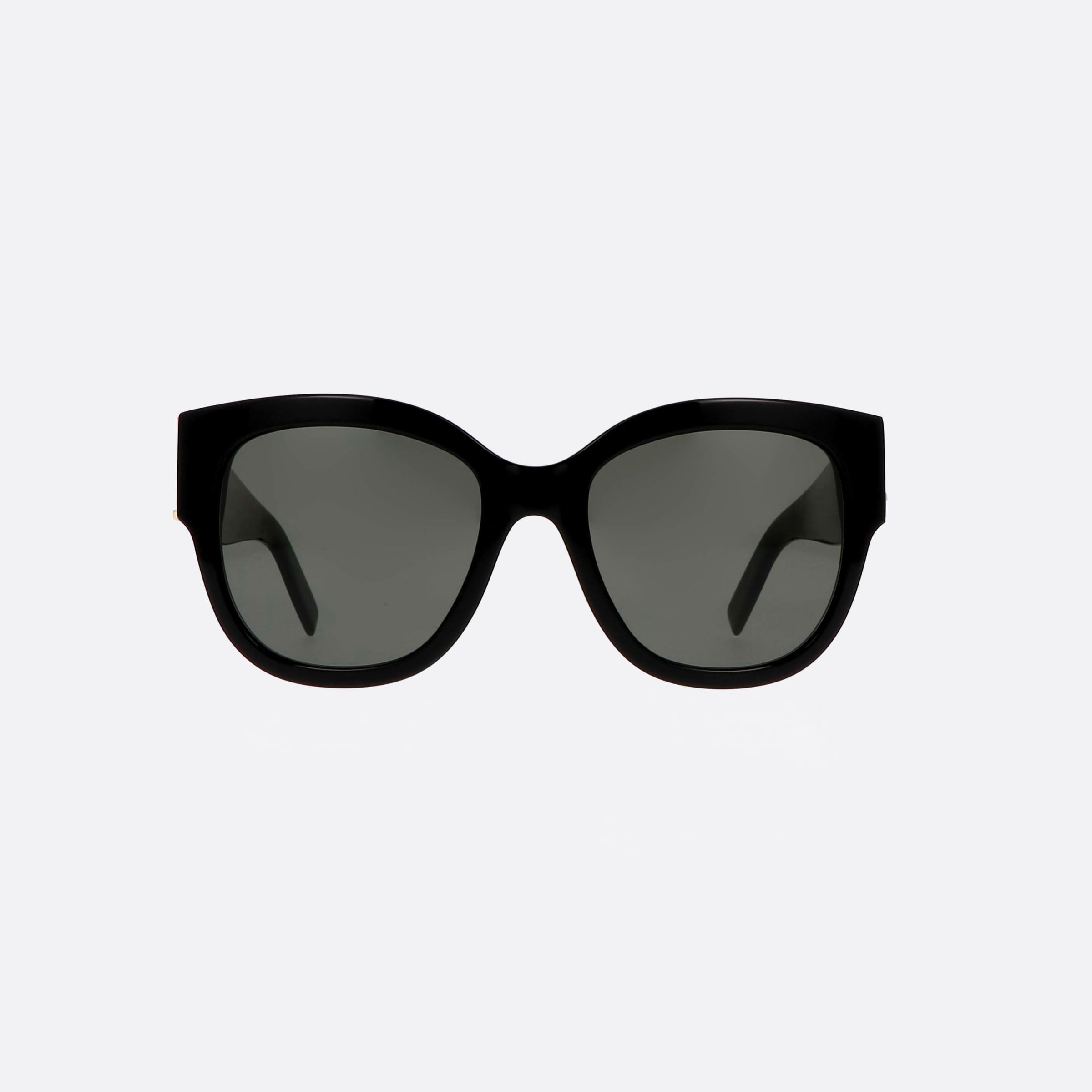 Saint 56mm Laurent Monogram M95 Black Oversize Woman Sunglasses - Side View