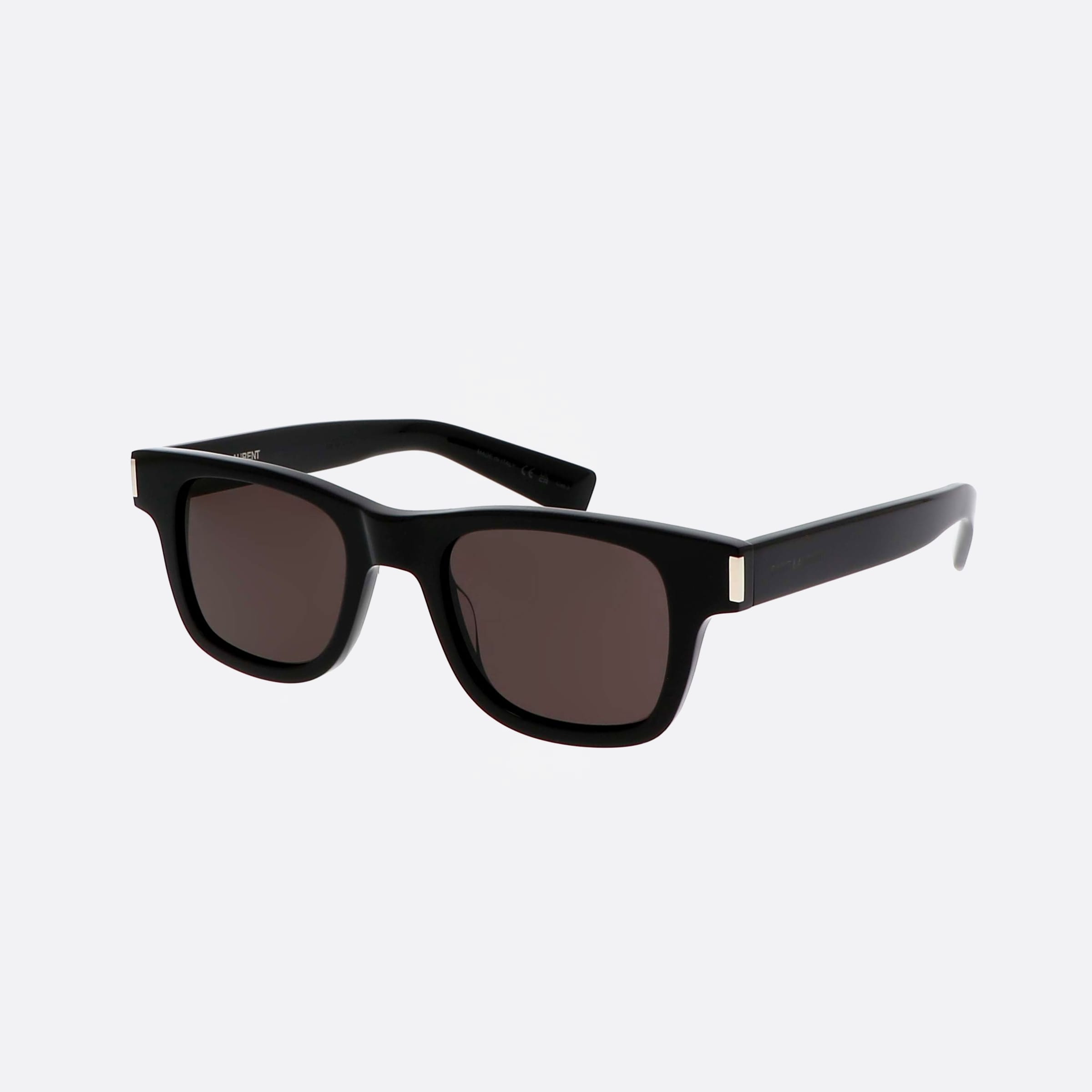 Saint 47mm Laurent New Wave Black Wayfarer Unisex Sunglasses - Main View