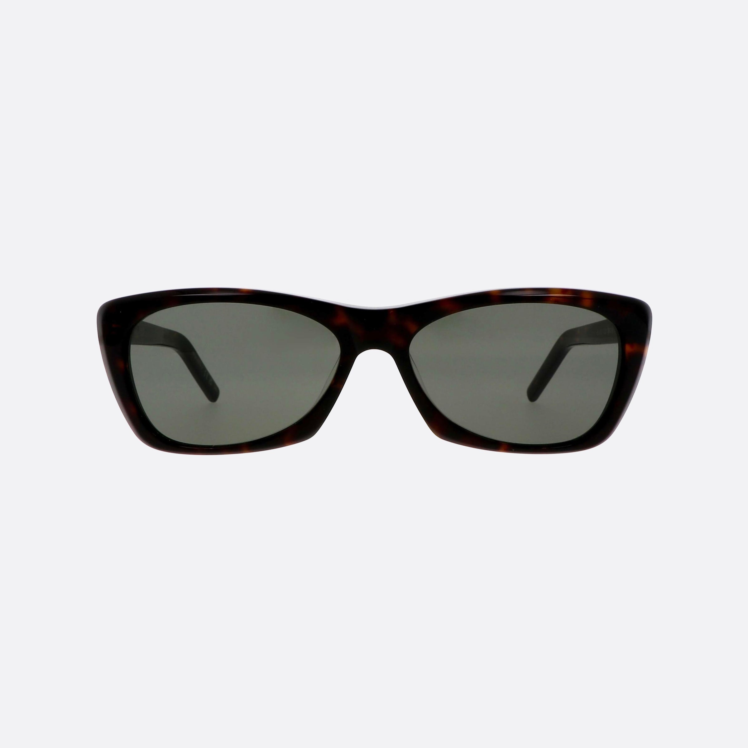 Saint 58mm Laurent New Wave Havana Cat Eye Woman Sunglasses - Side View