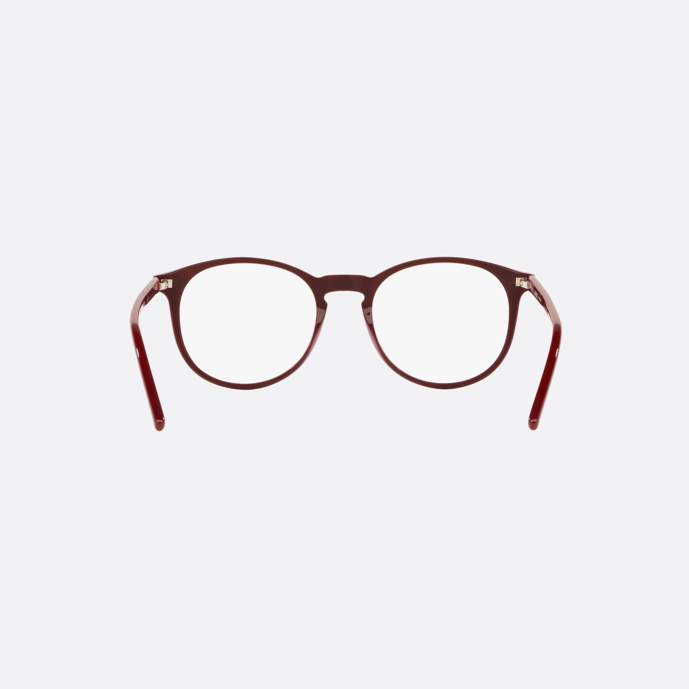 Saint 50mm Laurent Purple Round Unisex Eyeglasses - Side View