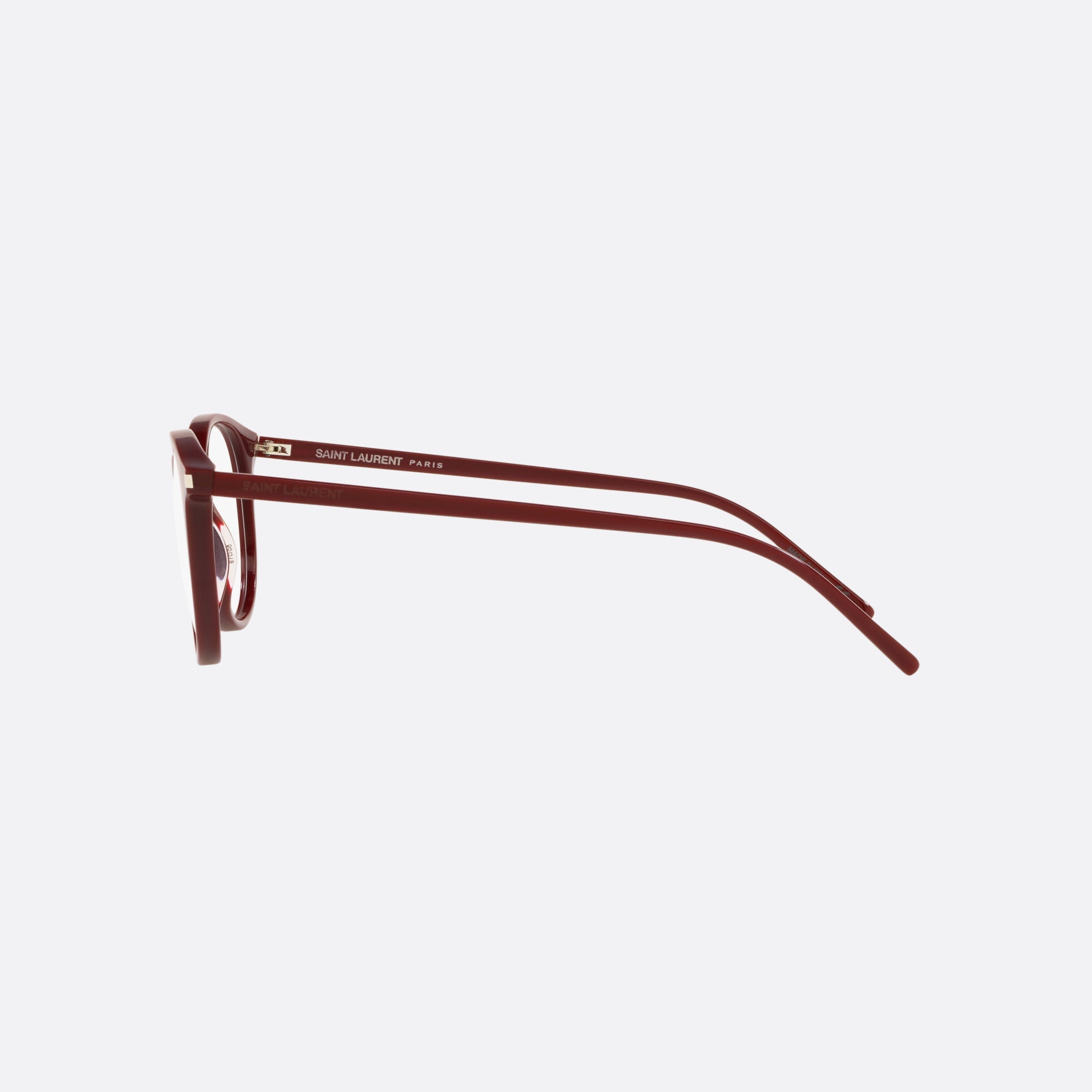 Saint 50mm Laurent Purple Round Unisex Eyeglasses - Detail View