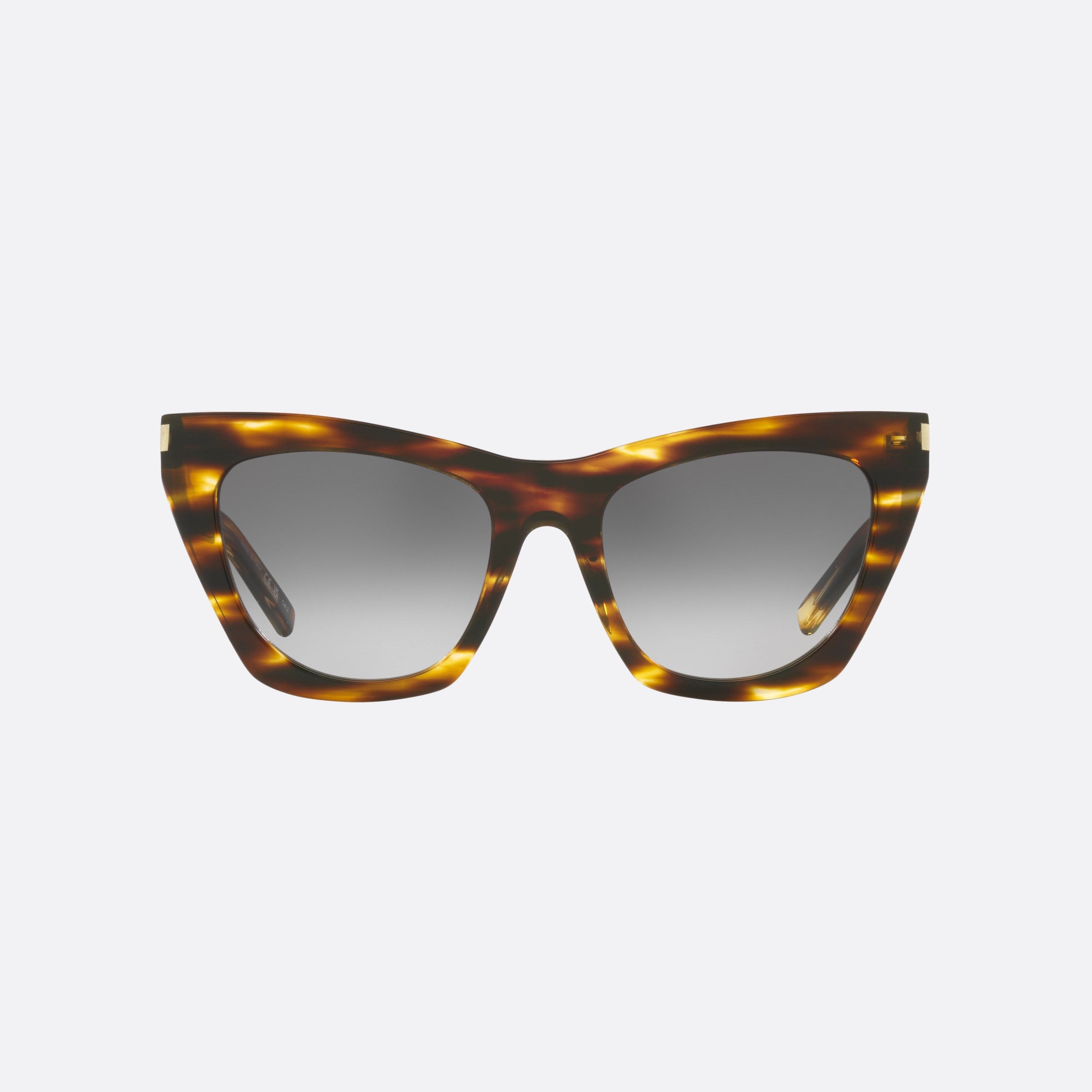 Saint 55mm Laurent Kate Tortoise Cat Eye Woman Sunglasses - Side View