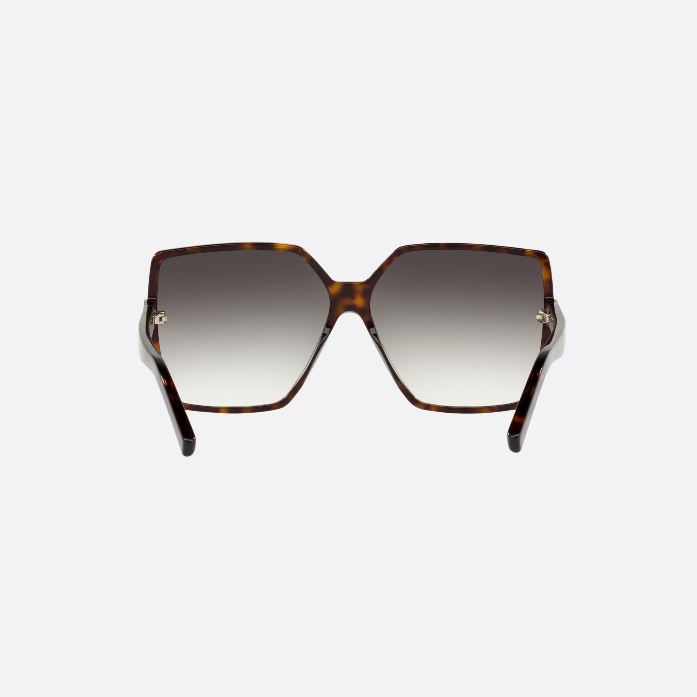 Saint 63mm Laurent Betty Havana Square Woman Sunglasses - Side View