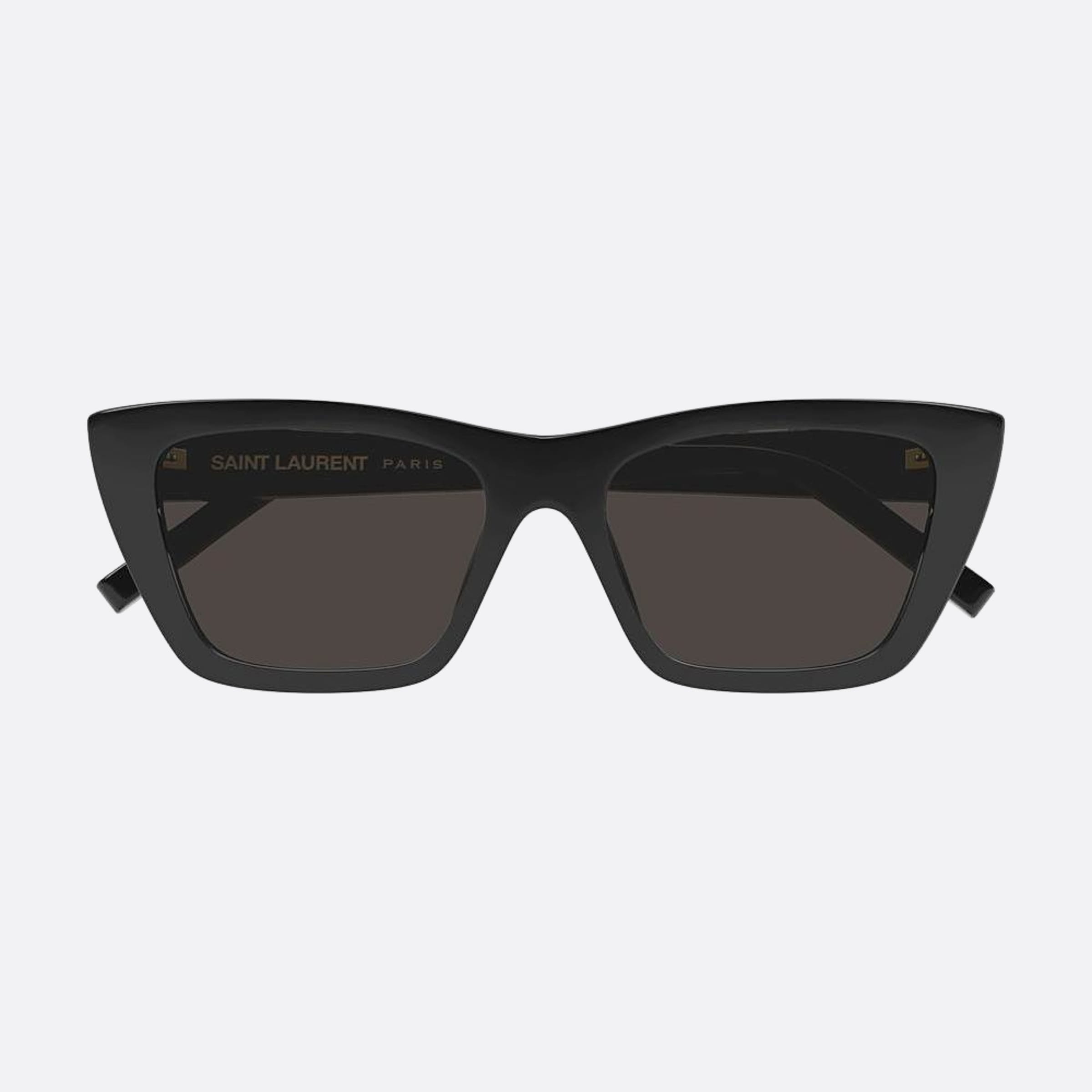 Saint 55mm Laurent Mica Black Cat Eye Woman Sunglasses - Detail View