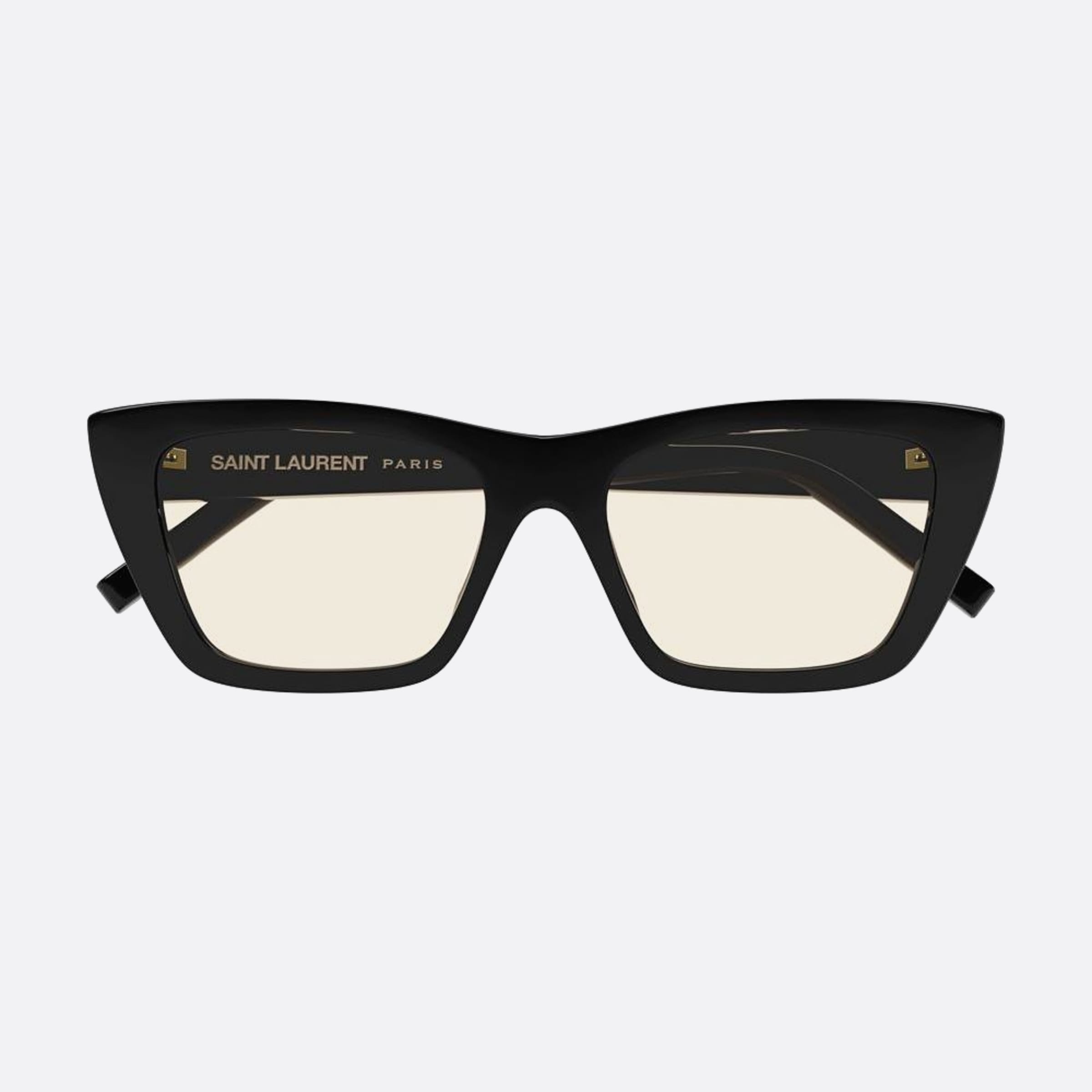Saint 53mm Laurent Mica Black Cat Eye Woman Sunglasses - Main View
