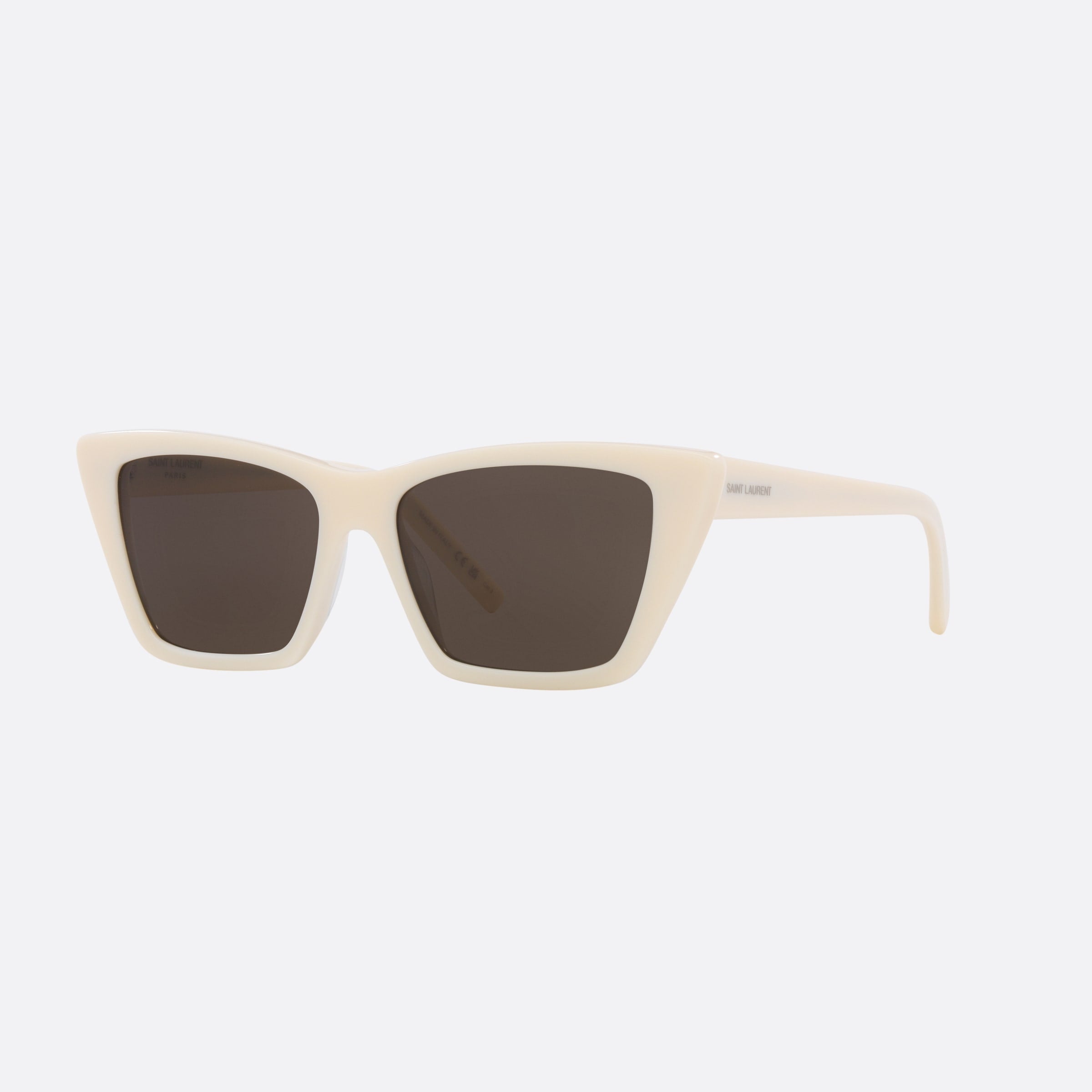 Saint 55mm Laurent Mica Beige Cat Eye Woman Sunglasses - Main View