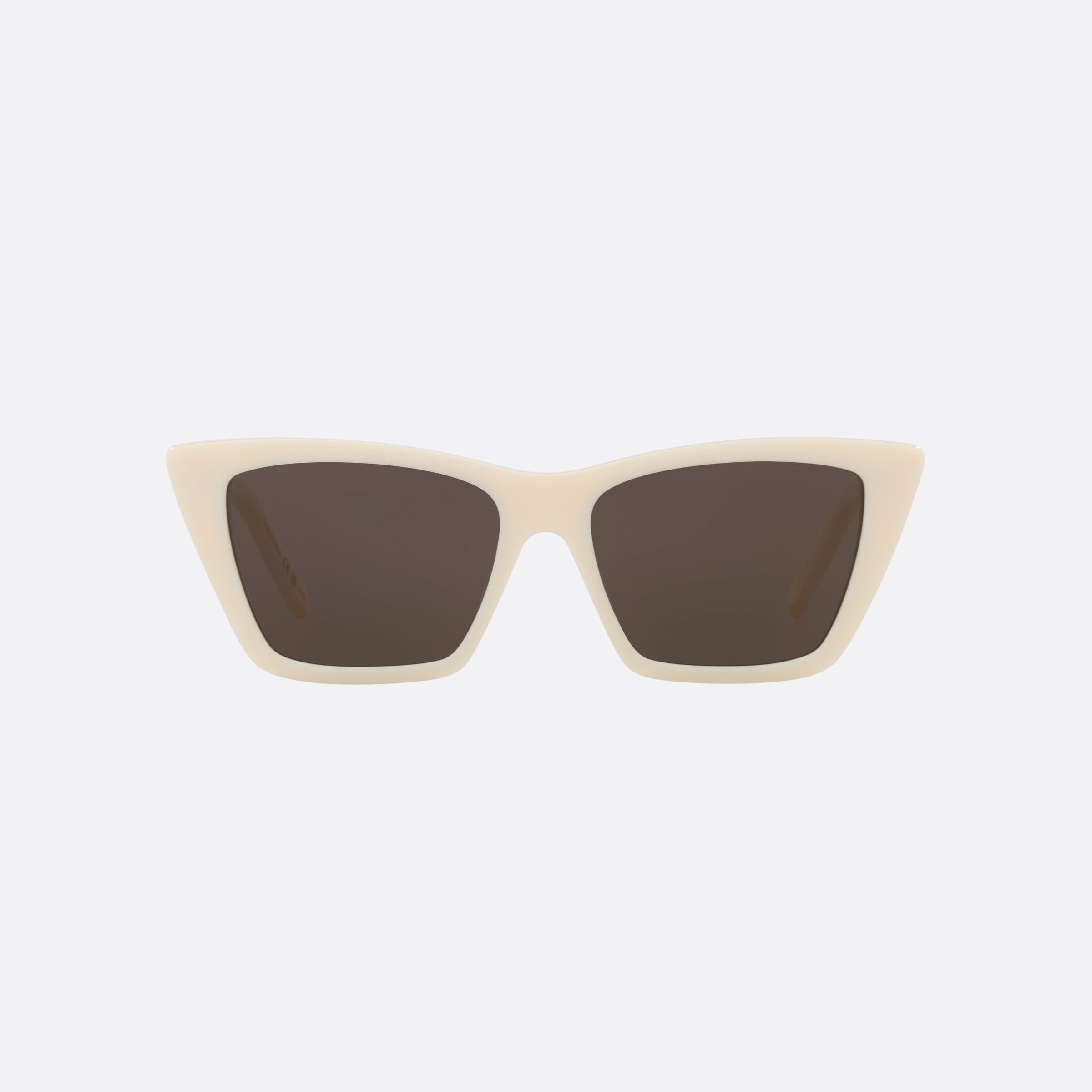 Saint 55mm Laurent Mica Beige Cat Eye Woman Sunglasses - Side View