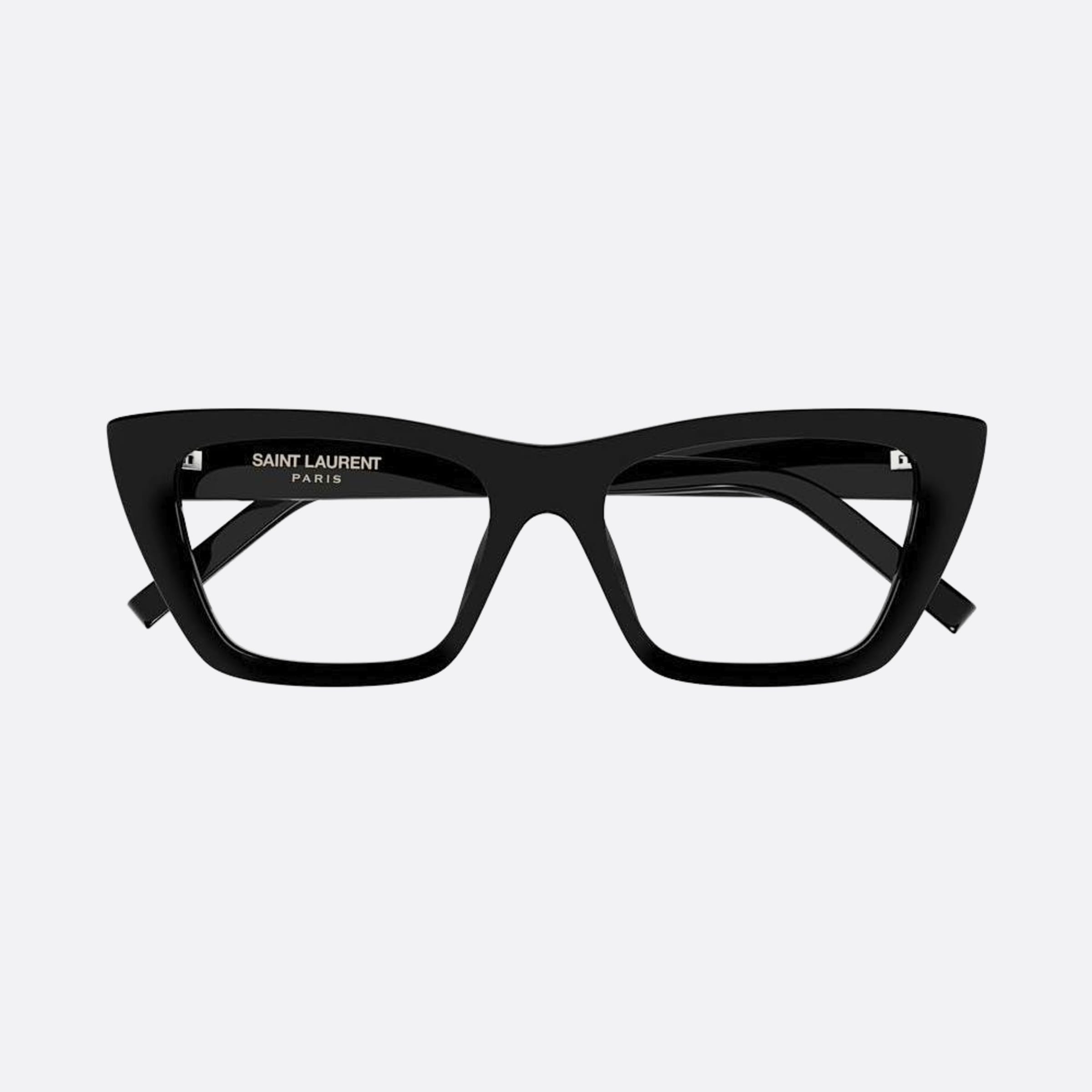 Saint 51mm Laurent Mica Opt Black Cat Eye Woman Eyeglasses - Main View