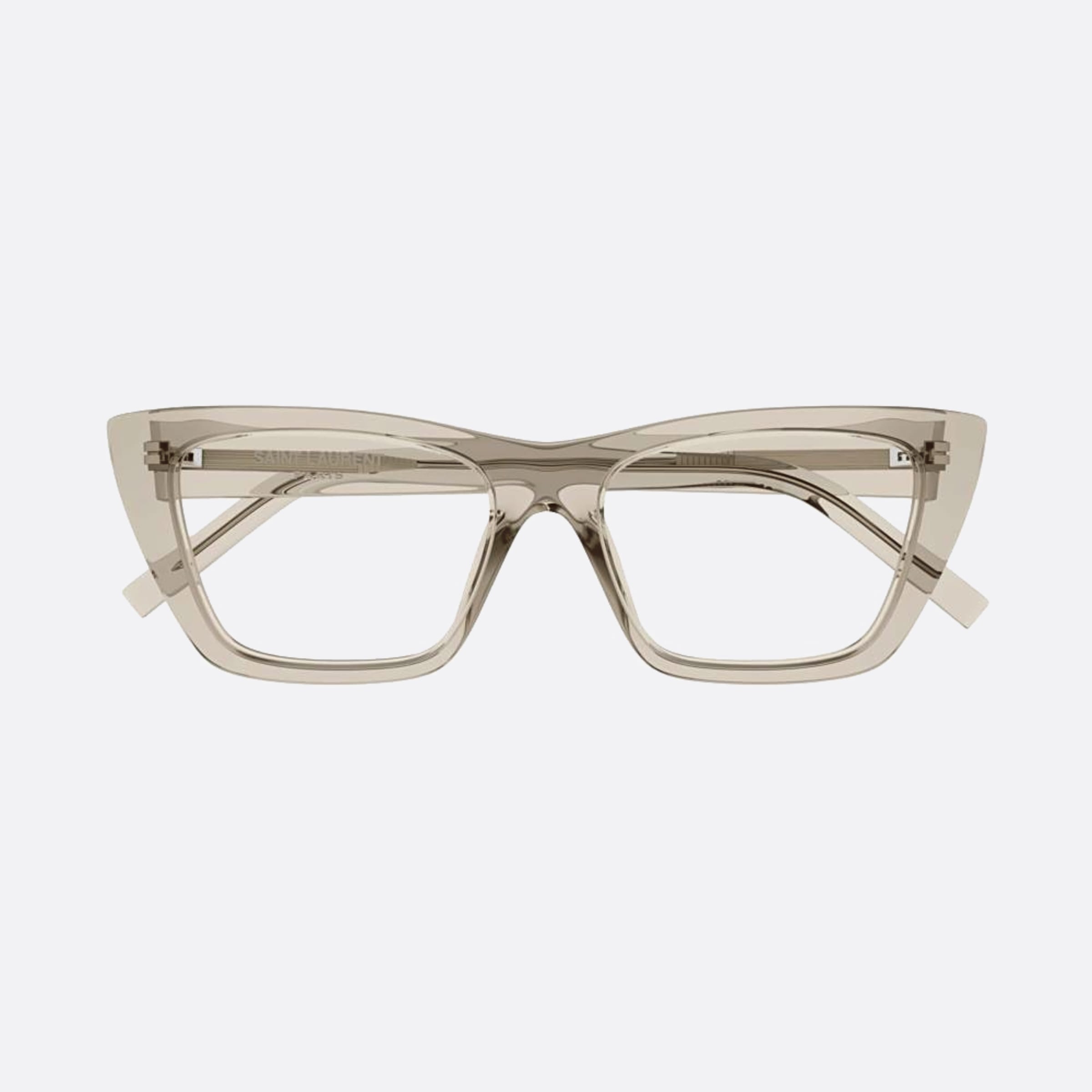 Saint 51mm Laurent Mica Opt Tgy Grey Cat Eye Woman Eyeglasses - Main View