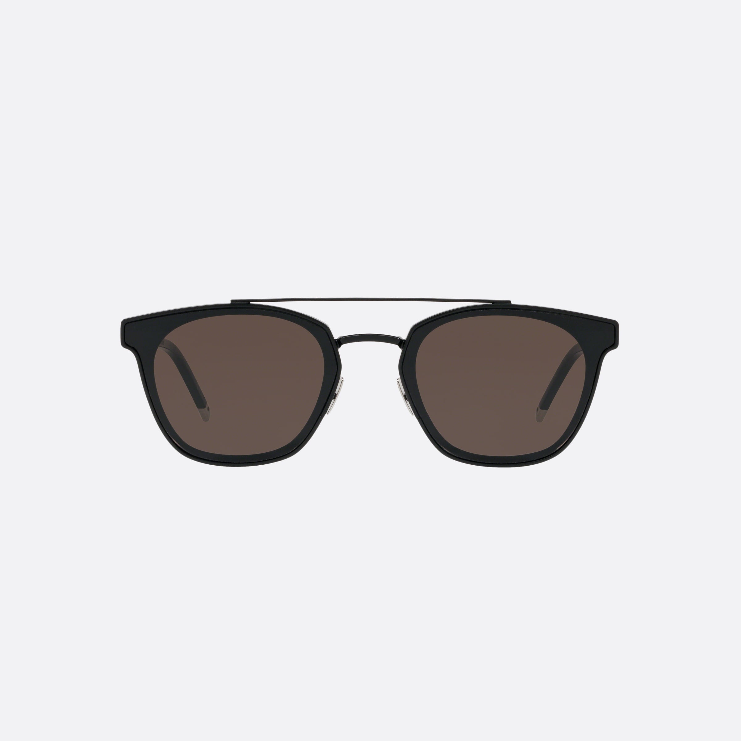 Saint 61mm Laurent Metal Black Rectangle Unisex Sunglasses - Side View