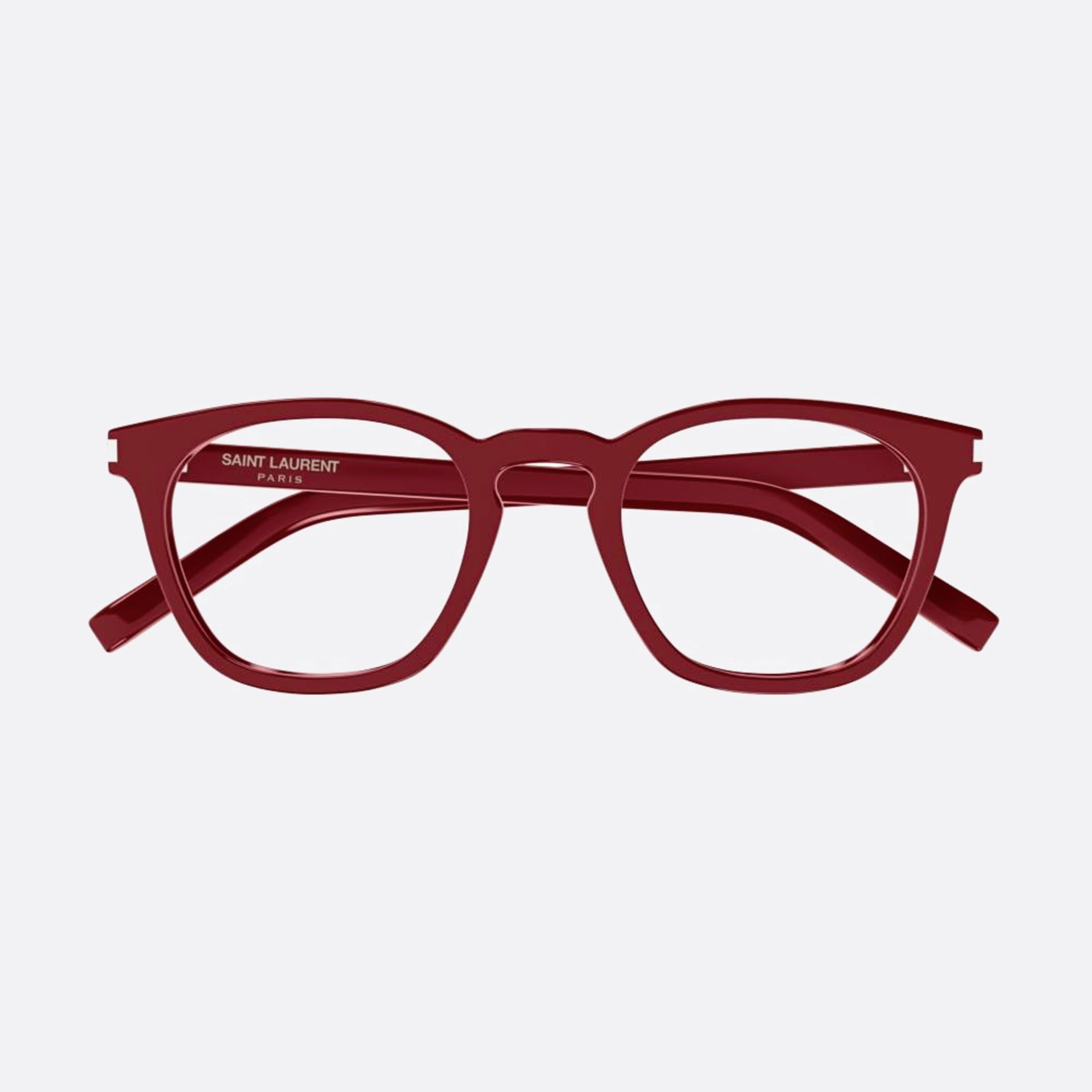 Saint 50mm Laurent Opt Red Pantos Unisex Eyeglasses - Main View