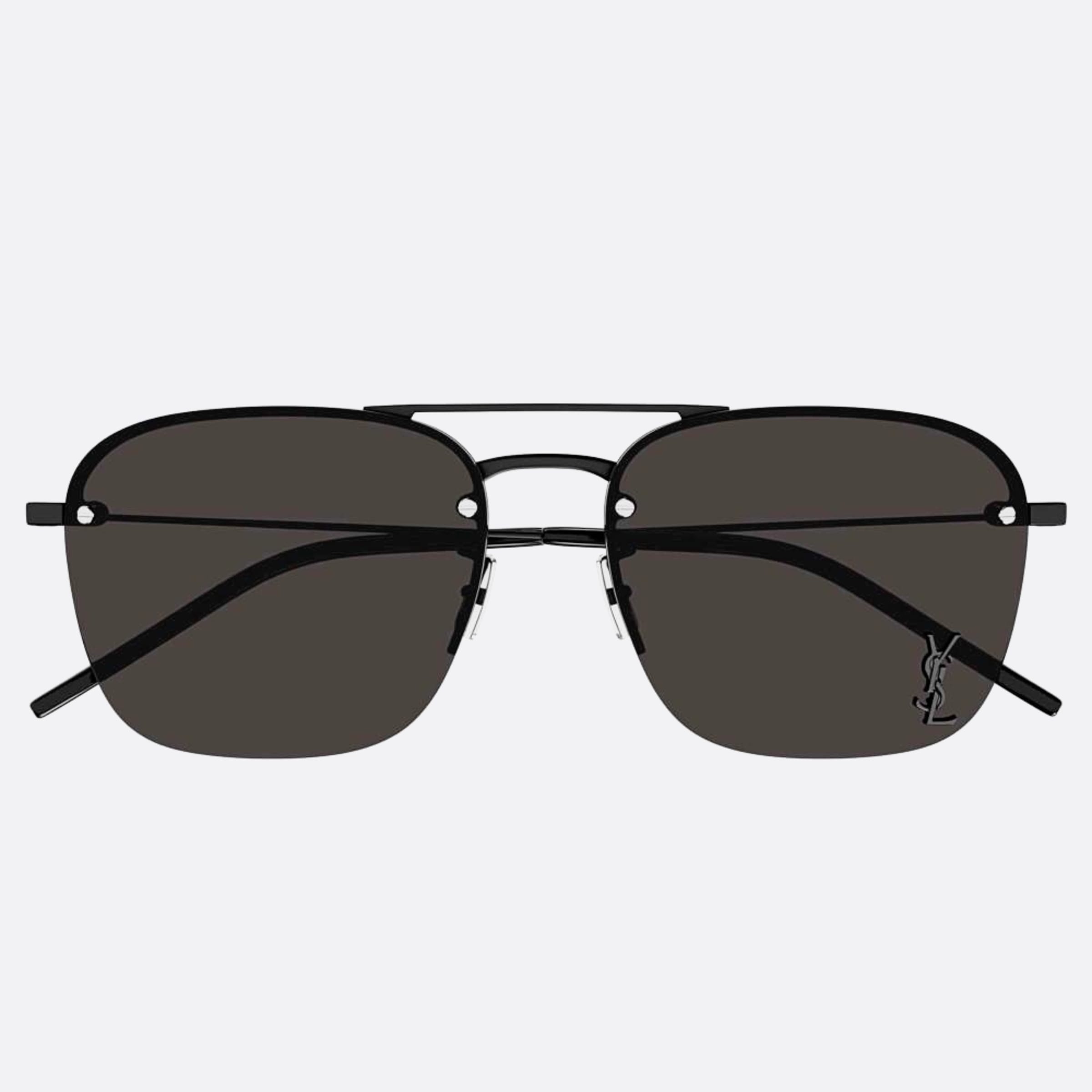 Saint 59mm Laurent Black Geometric Woman Sunglasses - Main View