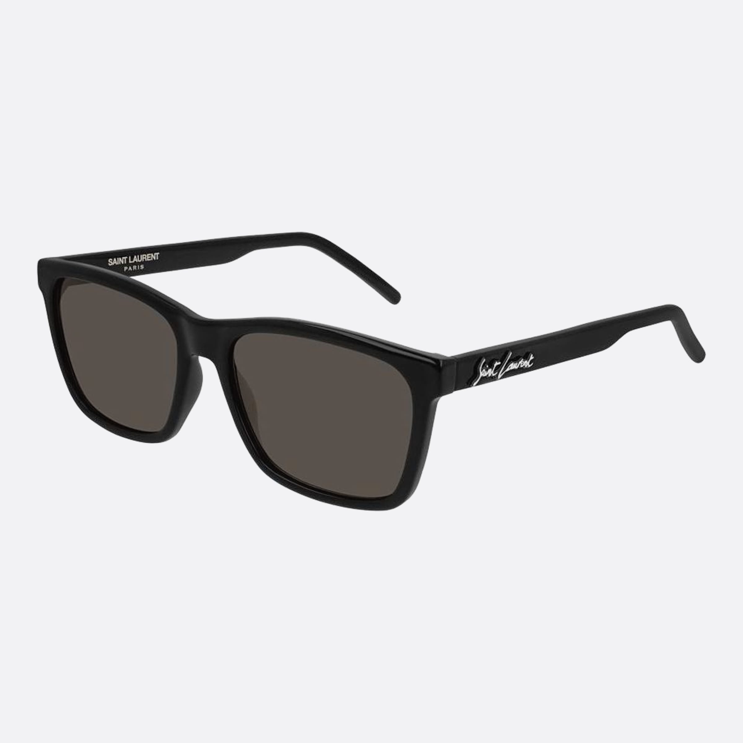 Saint 56mm Laurent Black Squared Unisex Sunglasses - Side View