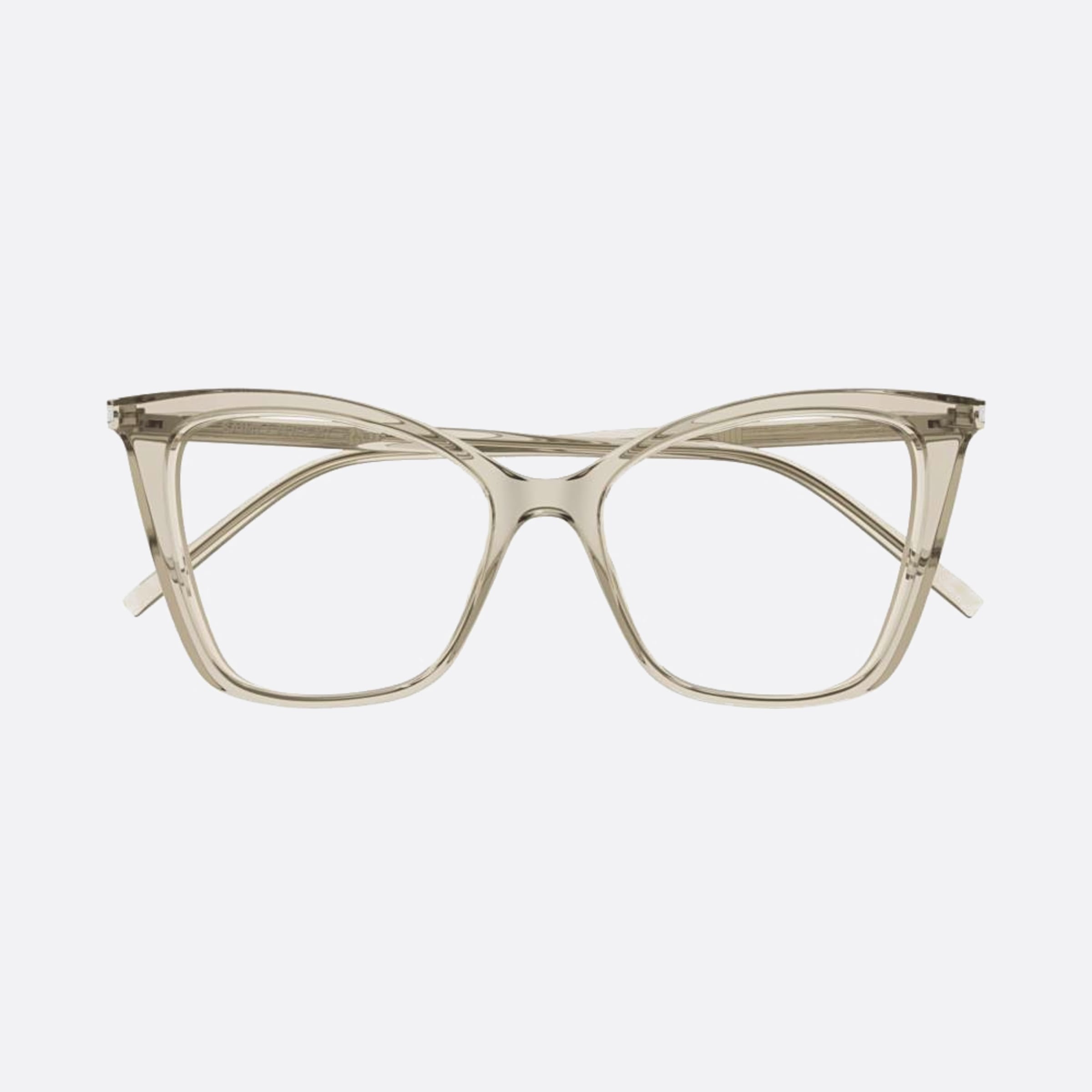 Saint 53mm Laurent Grey Cat Eye Women Eyeglasses - Main View