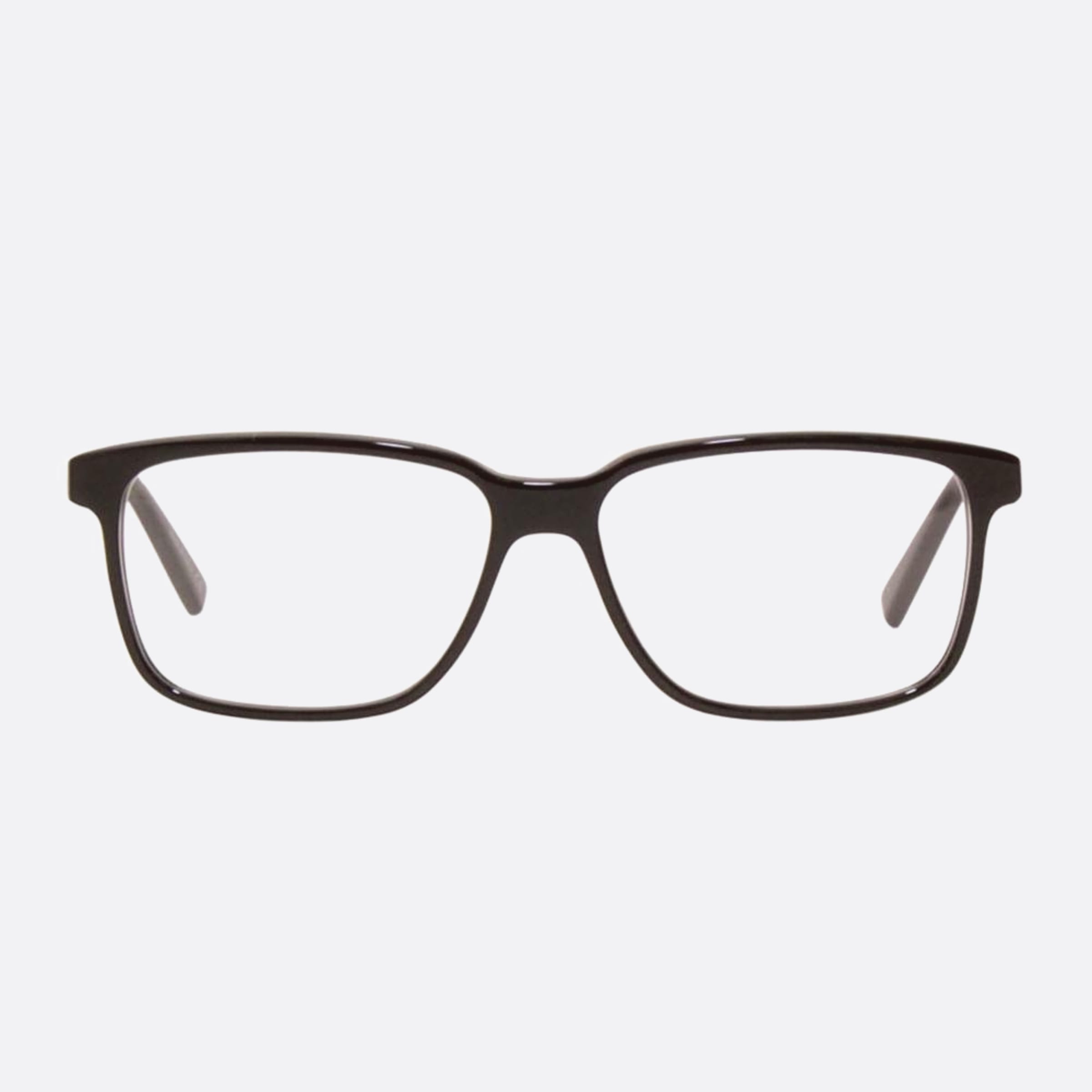 Saint 58mm Laurent Black Rectangle Man Eyeglasses - Main View