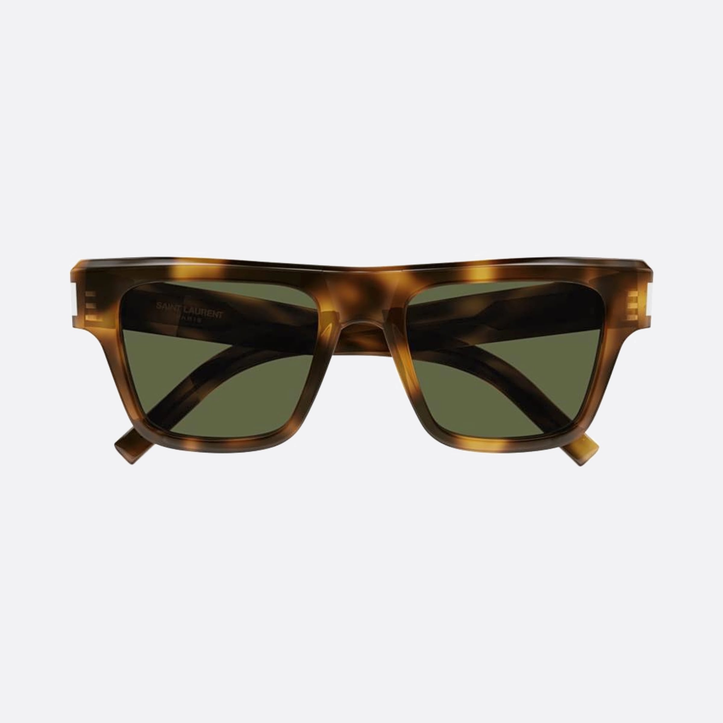 Saint 51mm Laurent Havana Geometric Men Sunglasses - Main View