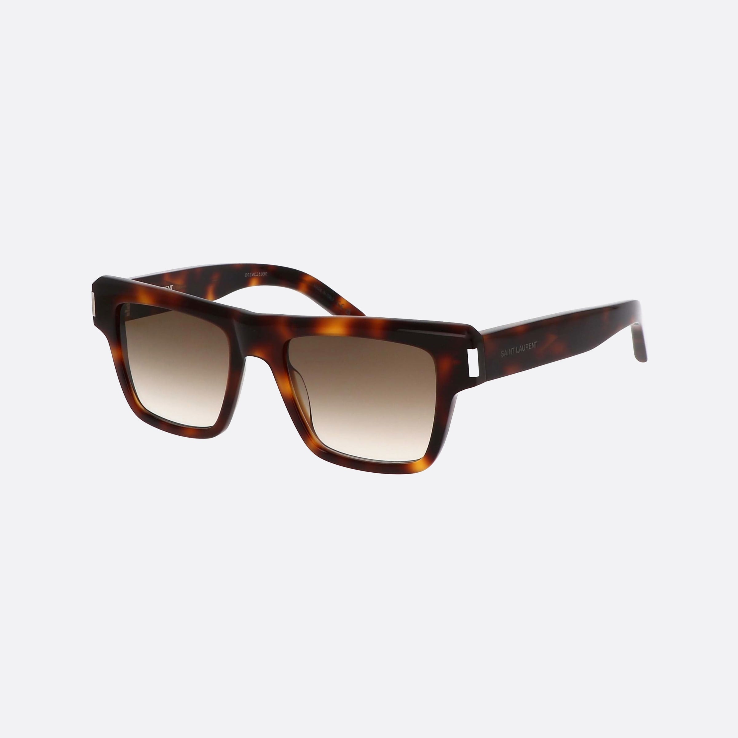 Saint 51mm Laurent Tortoise Rectangle Man Sunglasses - Main View